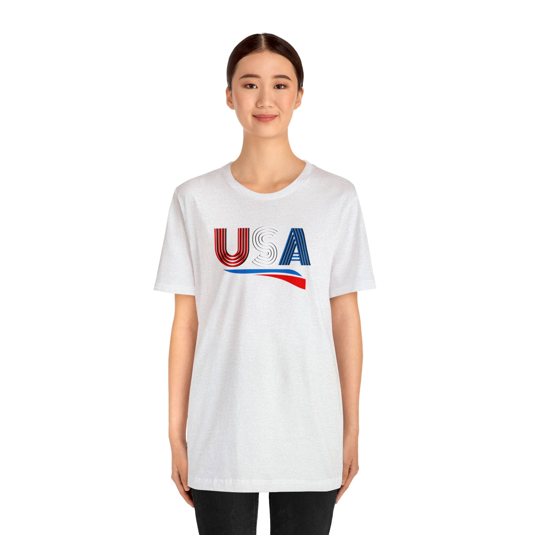 U.S.A UNISEX JERSEY SHORT SLEEVE TEE