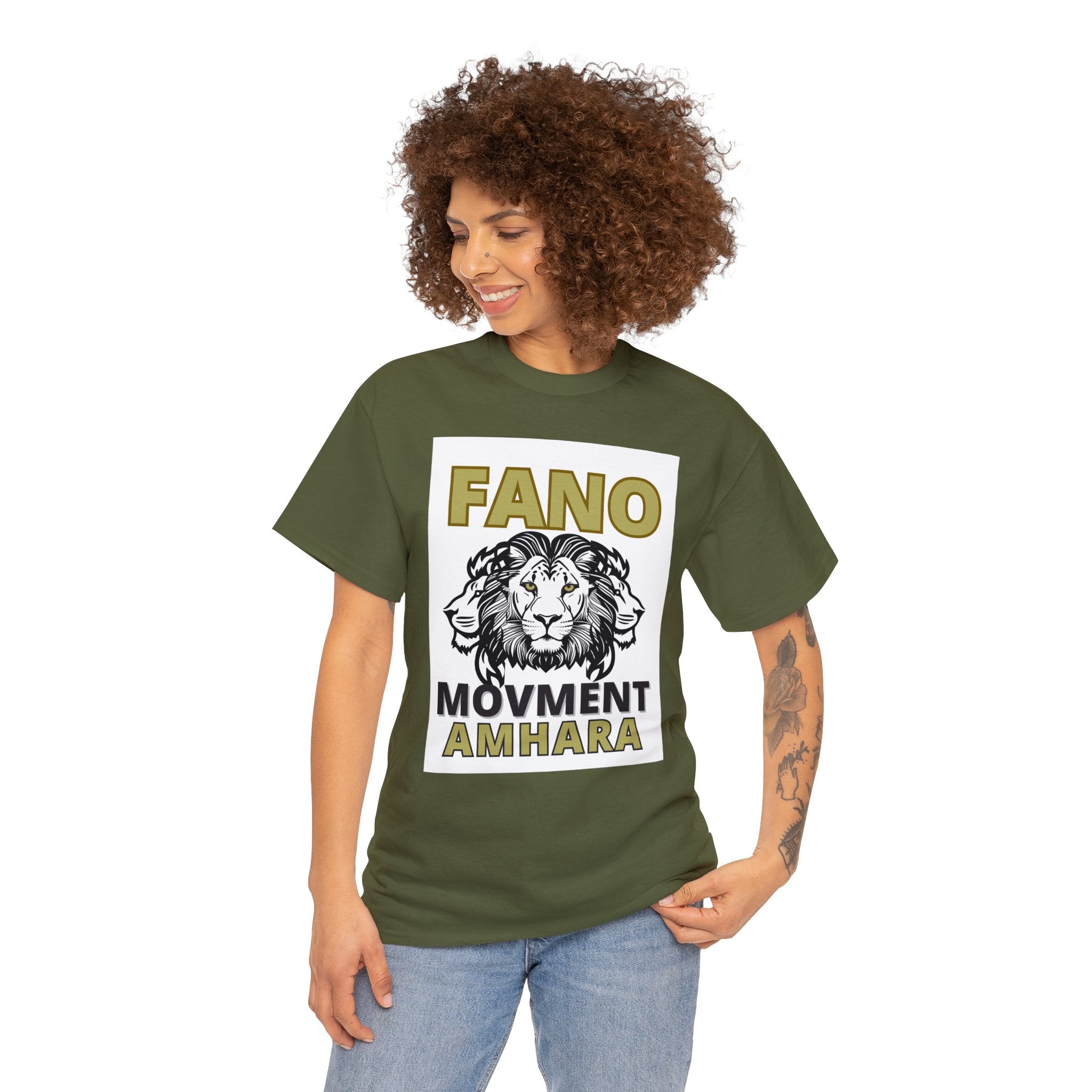 LION UNISEX HEAVY COTTON UNISEX COTTON TEE