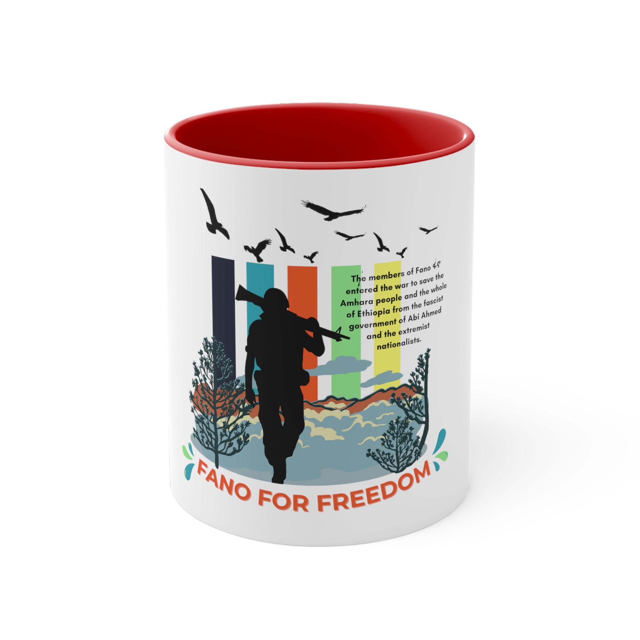 FREEDOM ACCENT COFFEE MUG 11oz