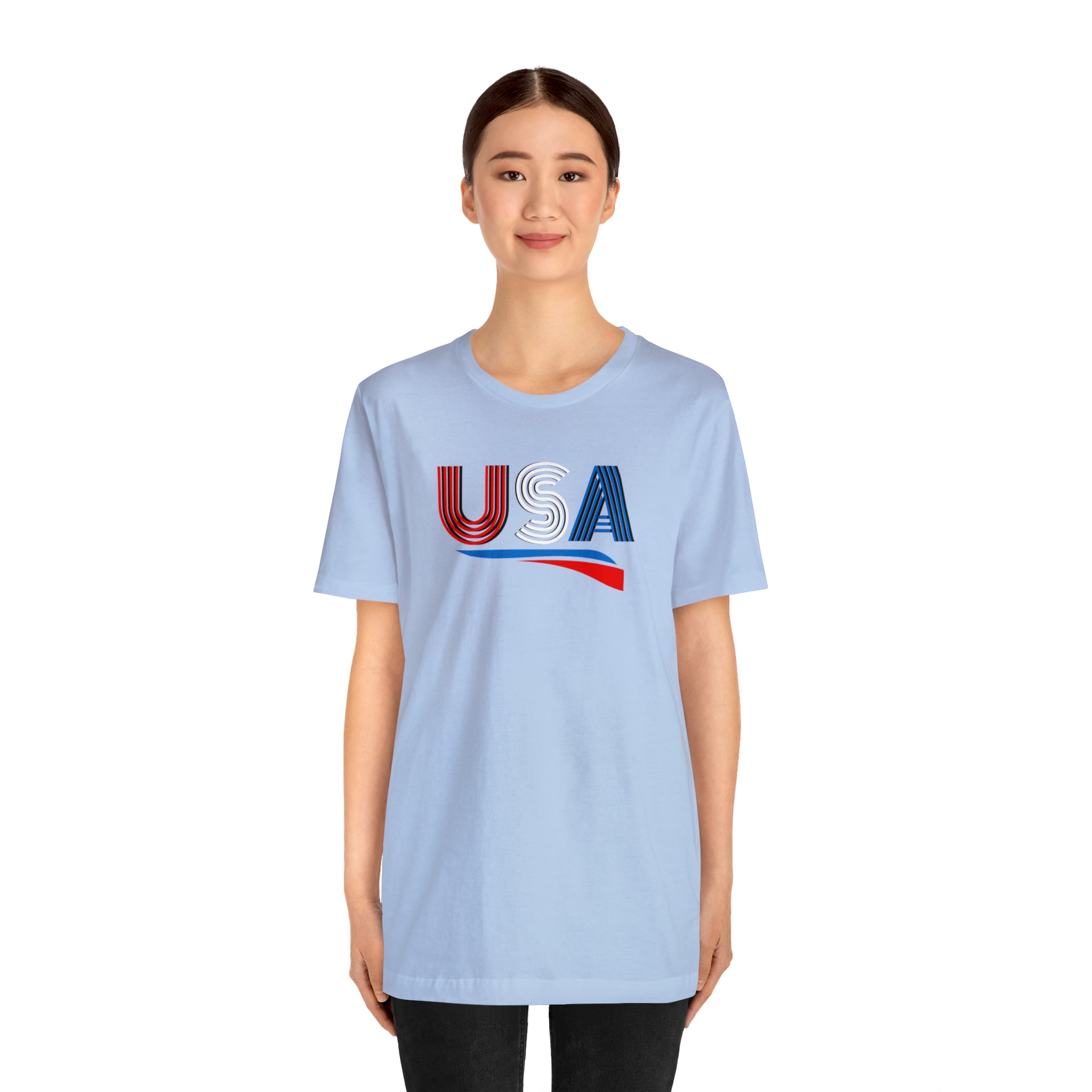 U.S.A UNISEX JERSEY SHORT SLEEVE TEE