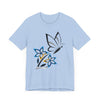 Butterfly & Flower Unisex Jersey Short Sleeve Tee