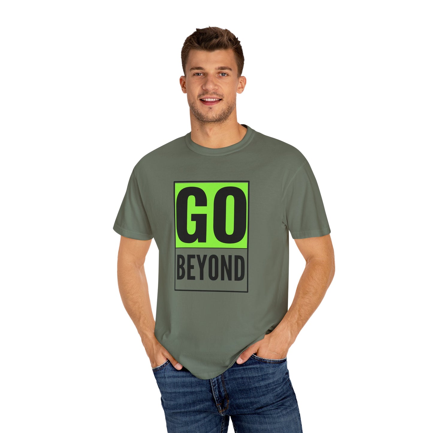 Go Beyond Graphic T-shirt, Unisex Tee, Motivational Shirt, Casual Wear, Gift for Adventurers, Street Style Top