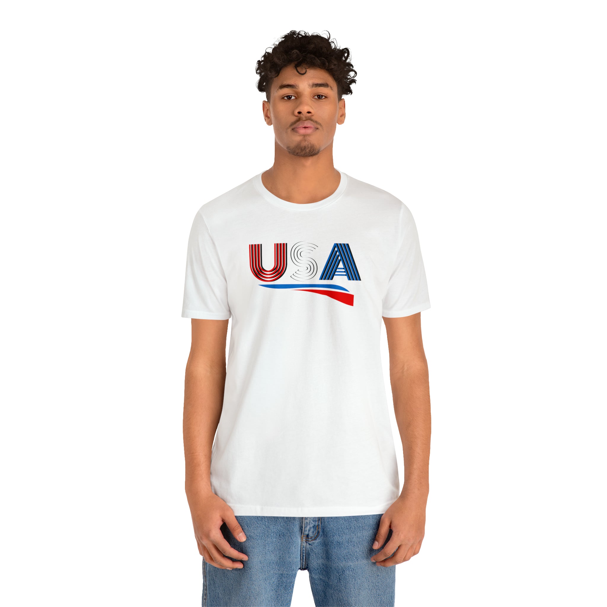 U.S.A UNISEX JERSEY SHORT SLEEVE TEE