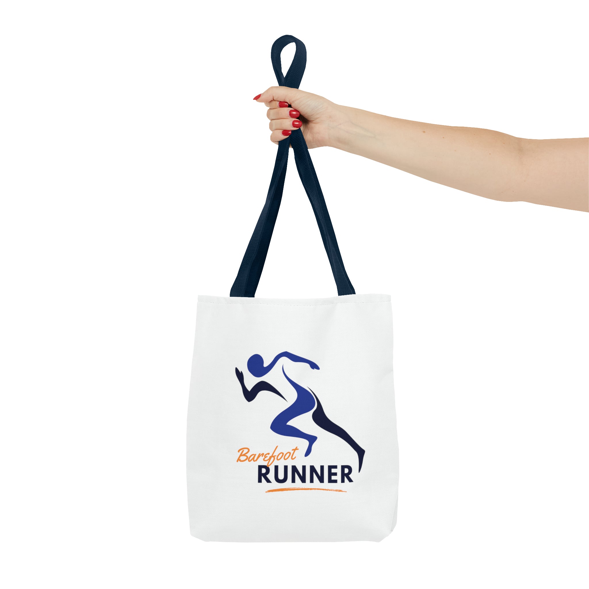 Barefoot Runner Tote Bag (AOP)