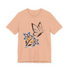 Butterfly & Flower Unisex Jersey Short Sleeve Tee