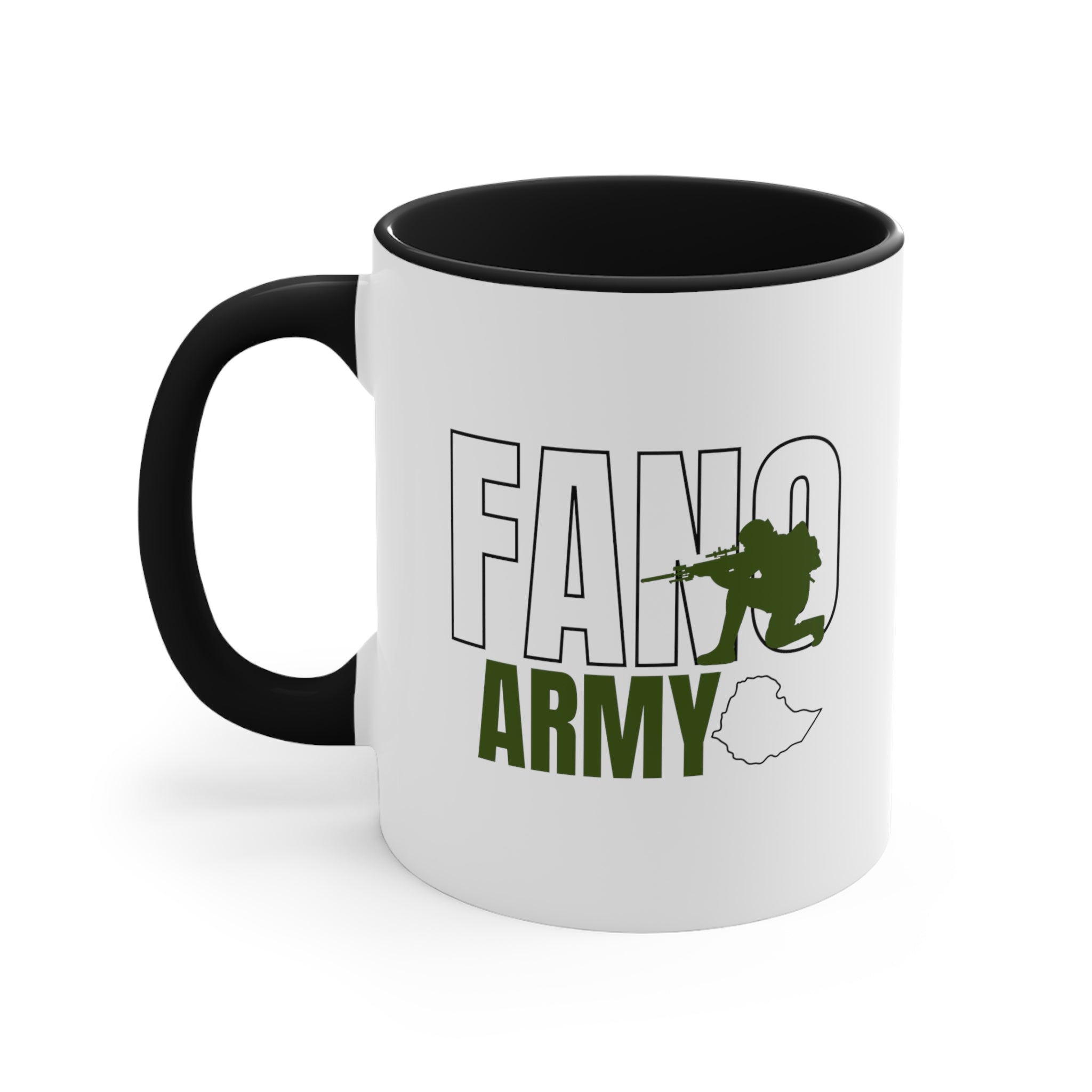 Fano Army White Mug 11oz