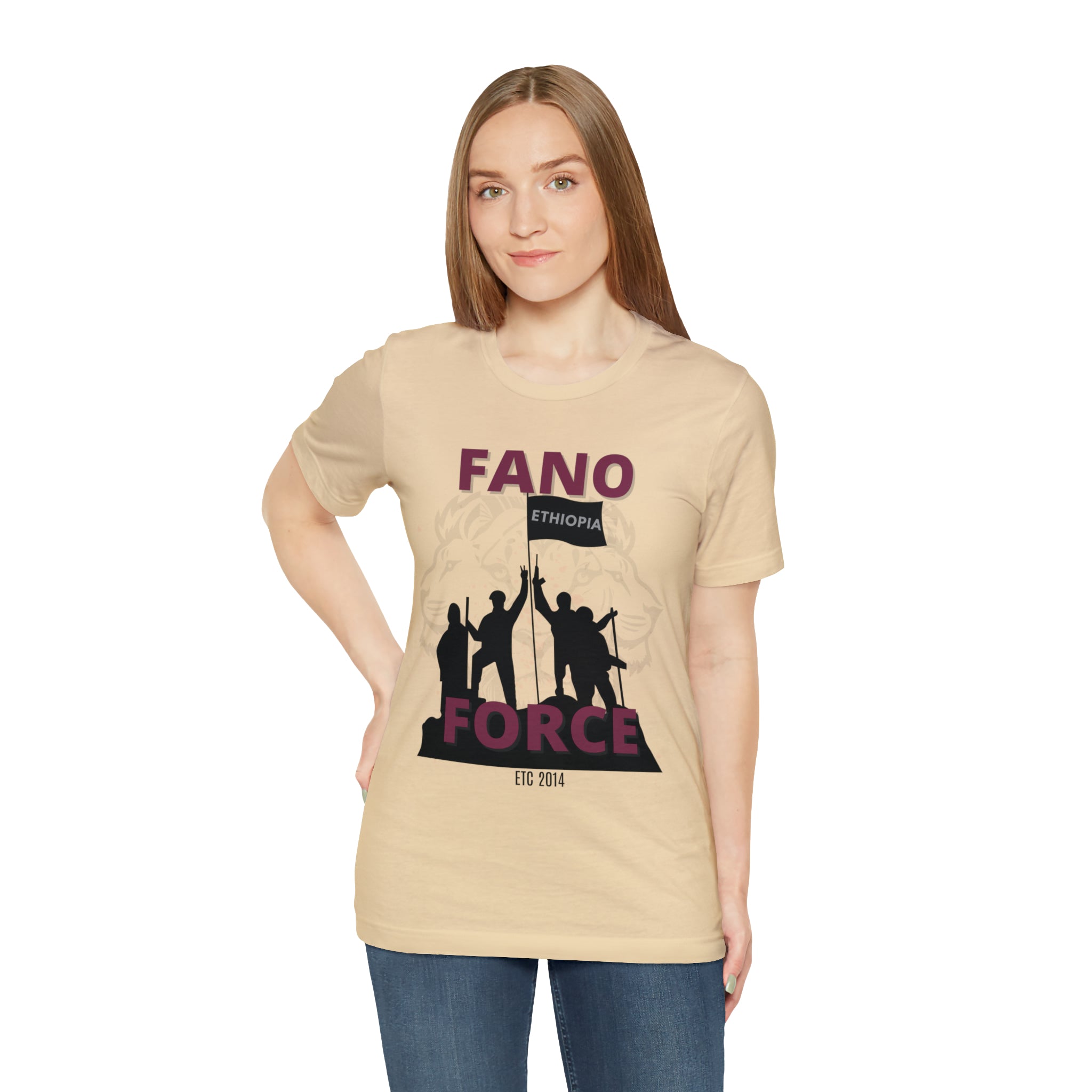 FANO GROUP WITH LION UNISEX JERSEY T-SHIRT