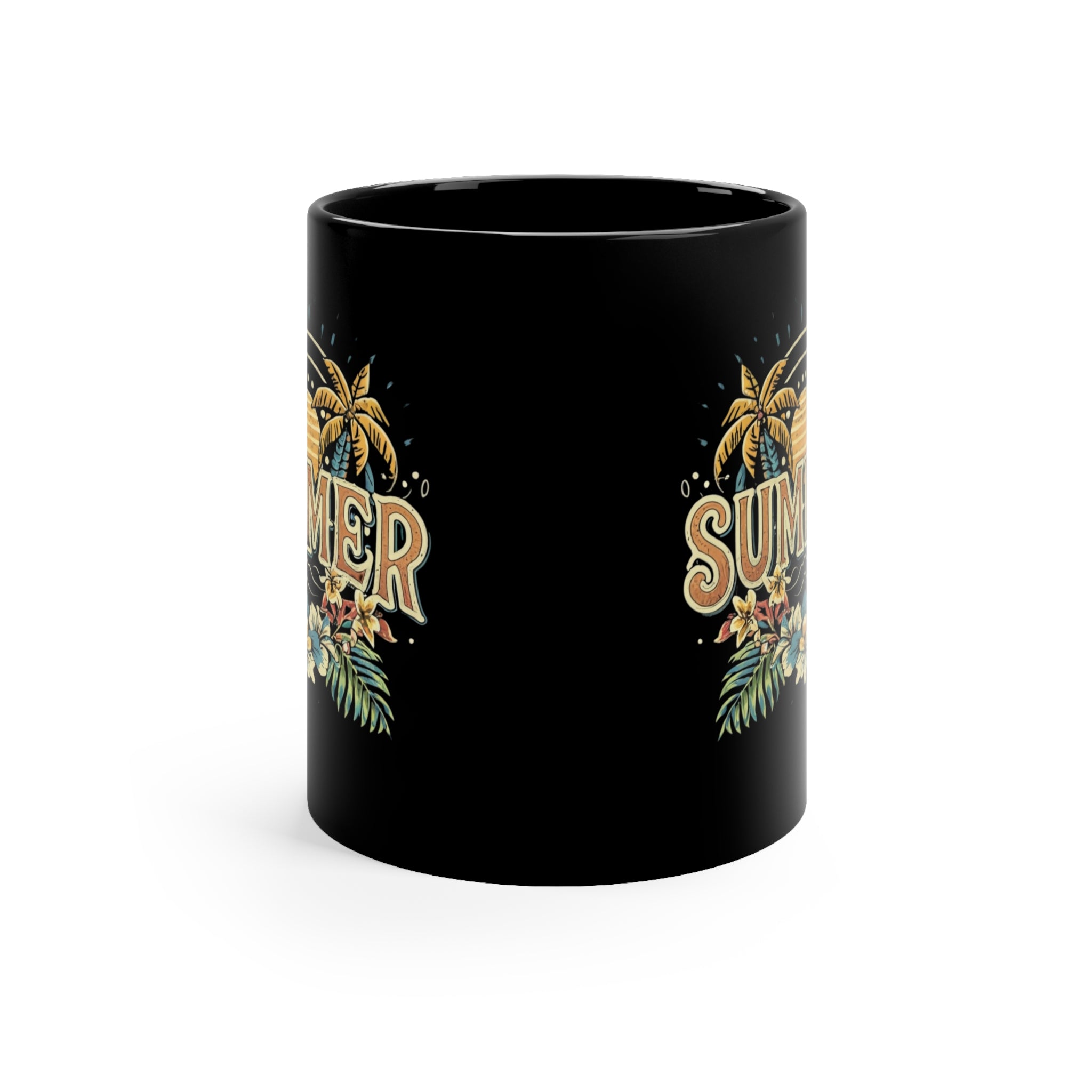 SUMMER 11oz Black Mug