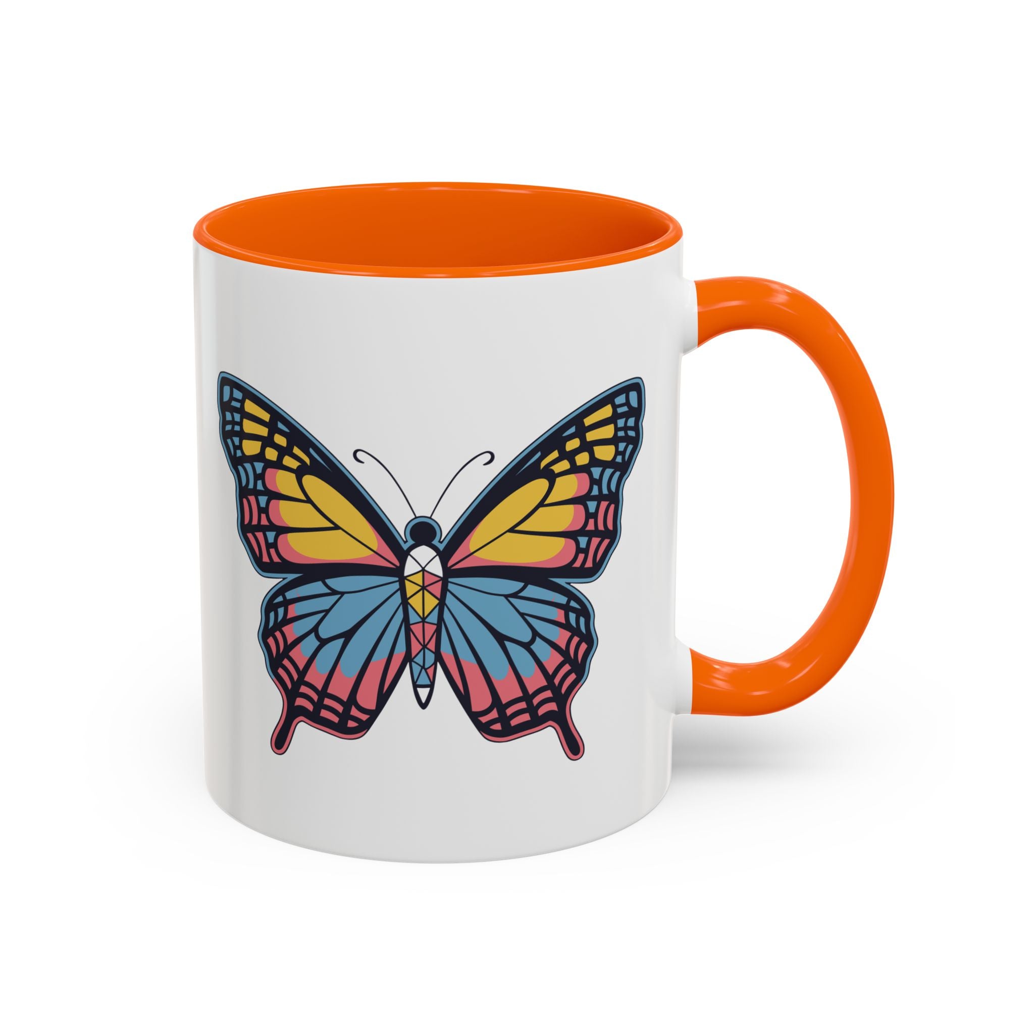 Butterfly Accent Coffee Mug (11, 15oz)