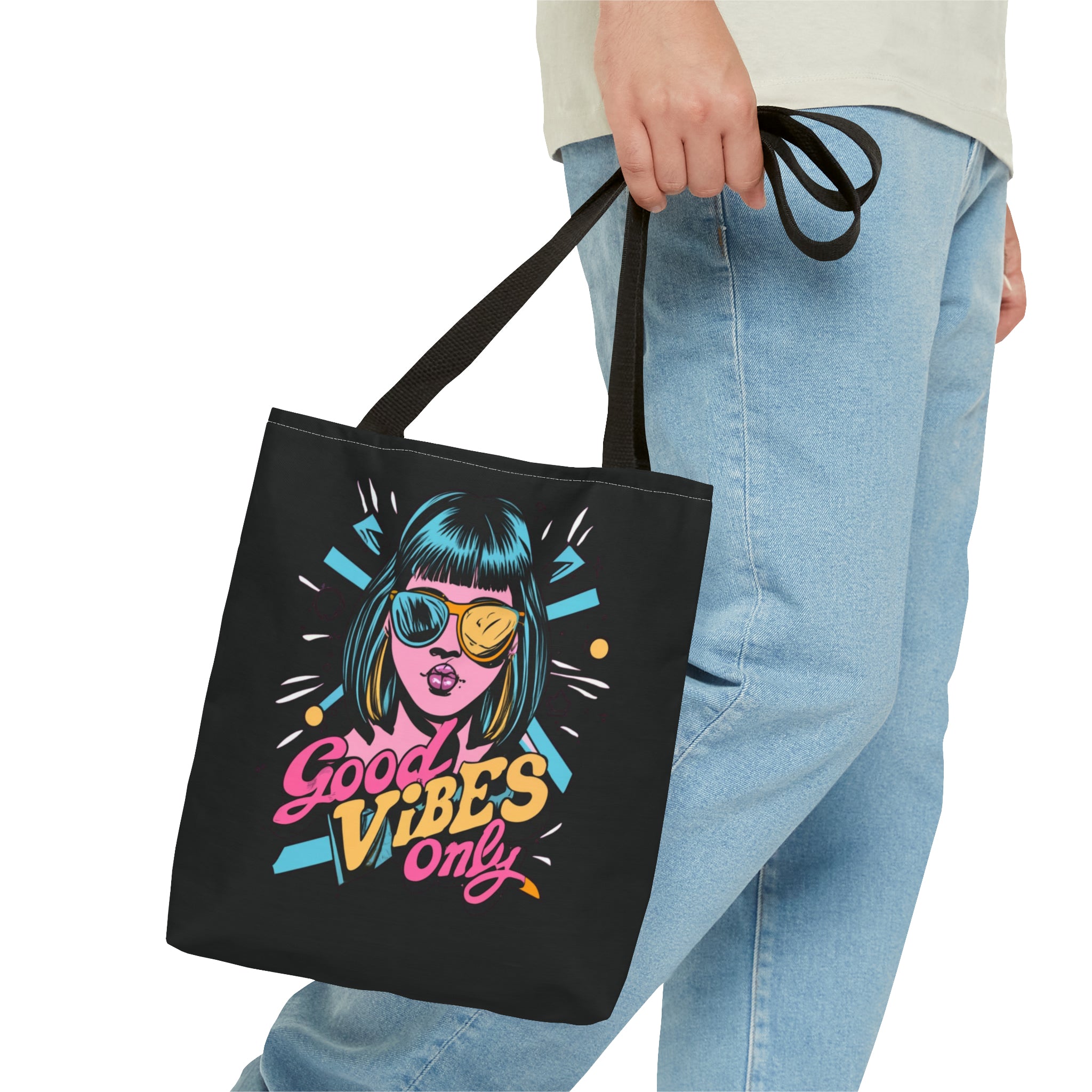 Good Vibes Only Tote Bag (AOP)