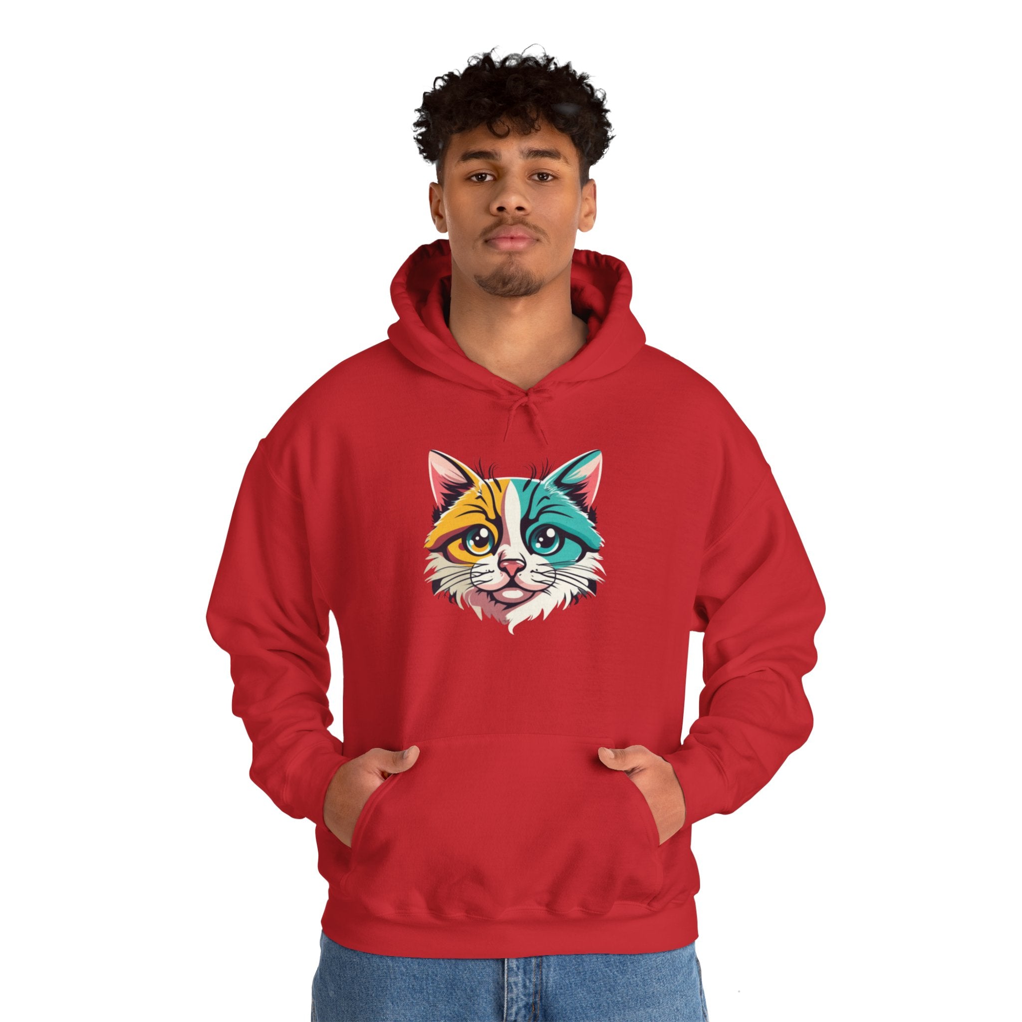 Cat Unisex Heavy Blend™ Hooded Sweatshirt