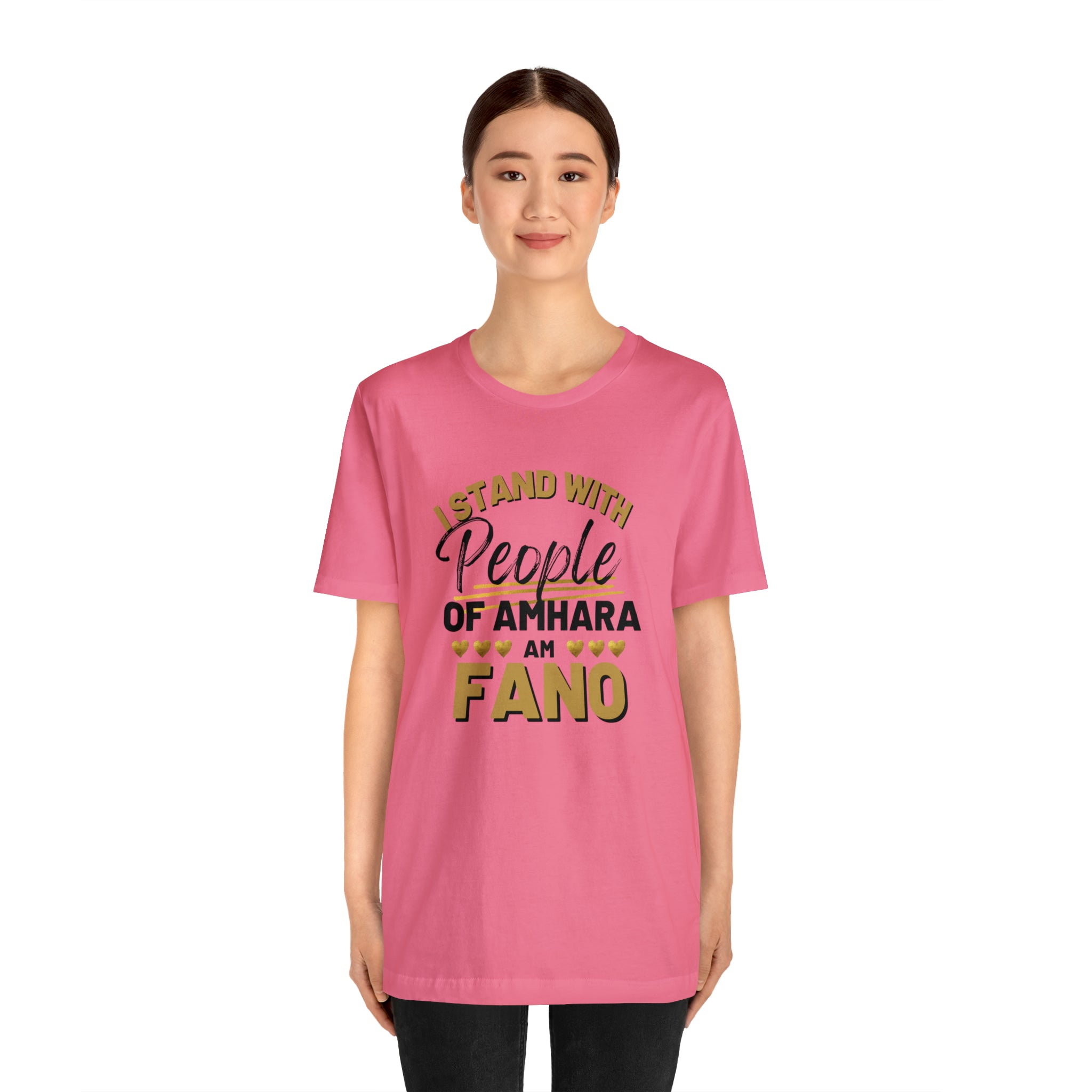 I STAND WITH FANO UNISEX JERSEY TEE