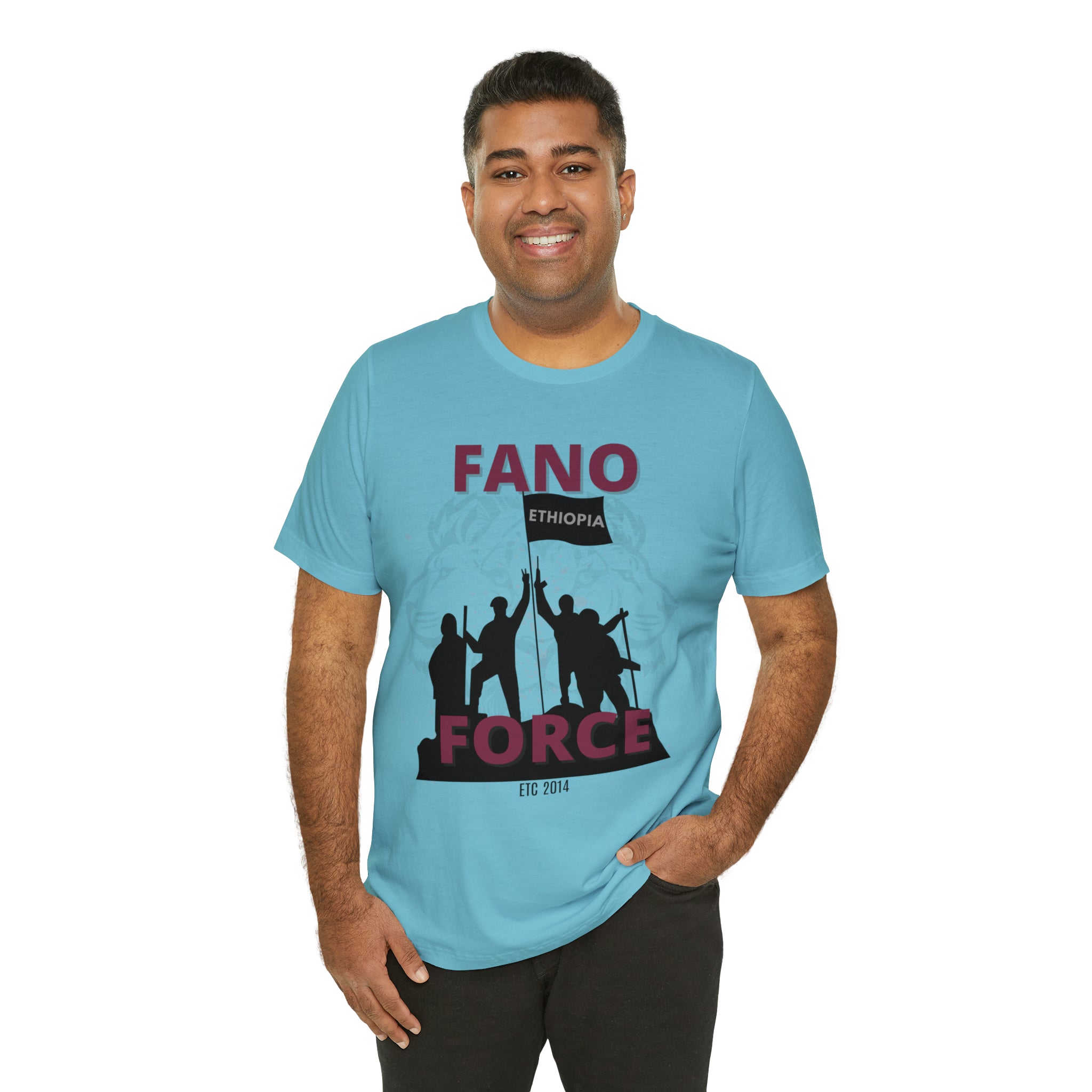 FANO GROUP WITH LION UNISEX JERSEY T-SHIRT