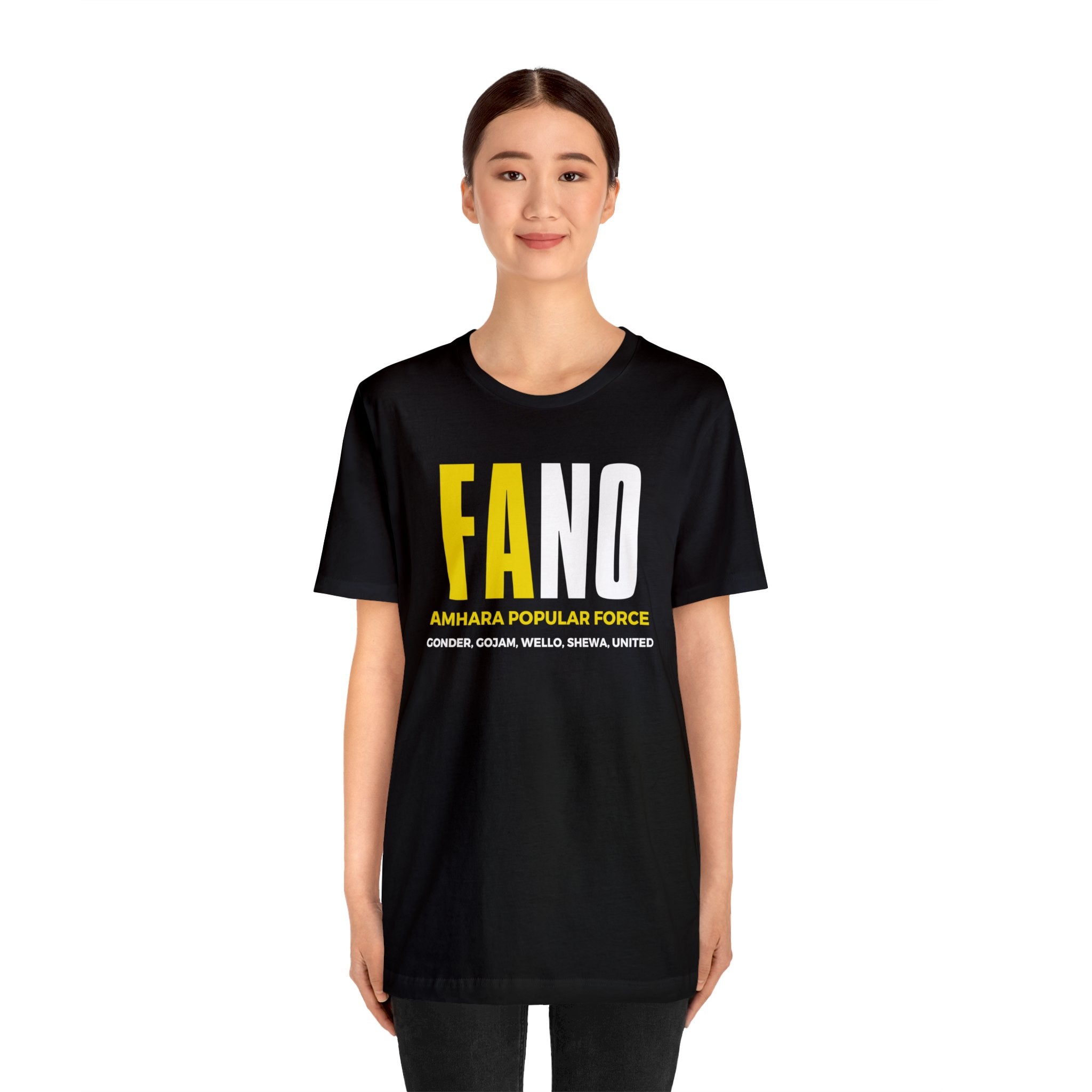 Fano Amhara Popular Force Unisex Jersey Short Sleeve Tee