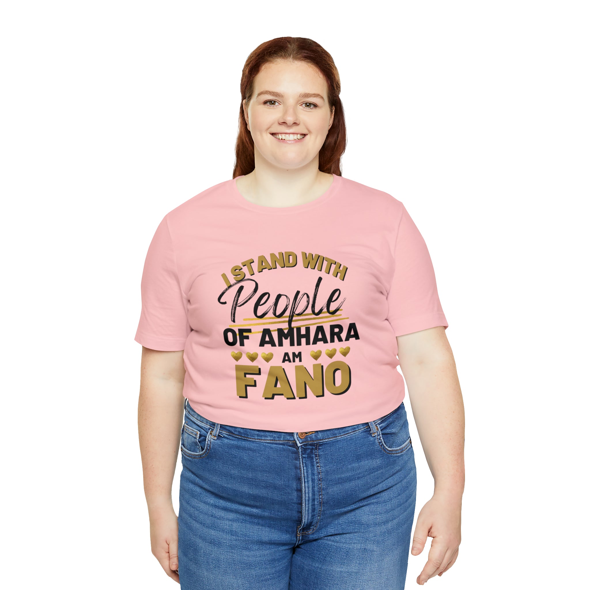 I STAND WITH FANO UNISEX JERSEY TEE