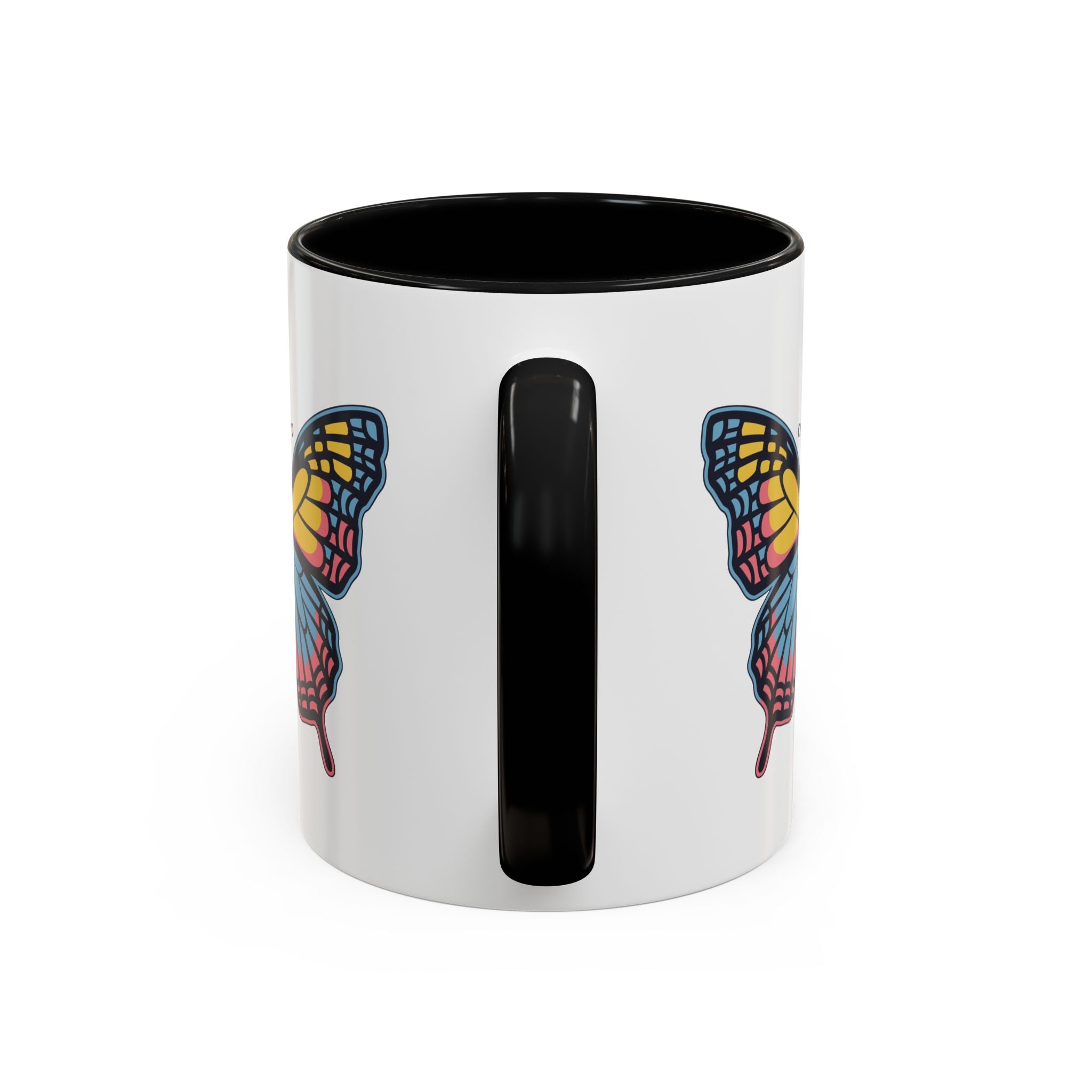 Butterfly Accent Coffee Mug (11, 15oz)