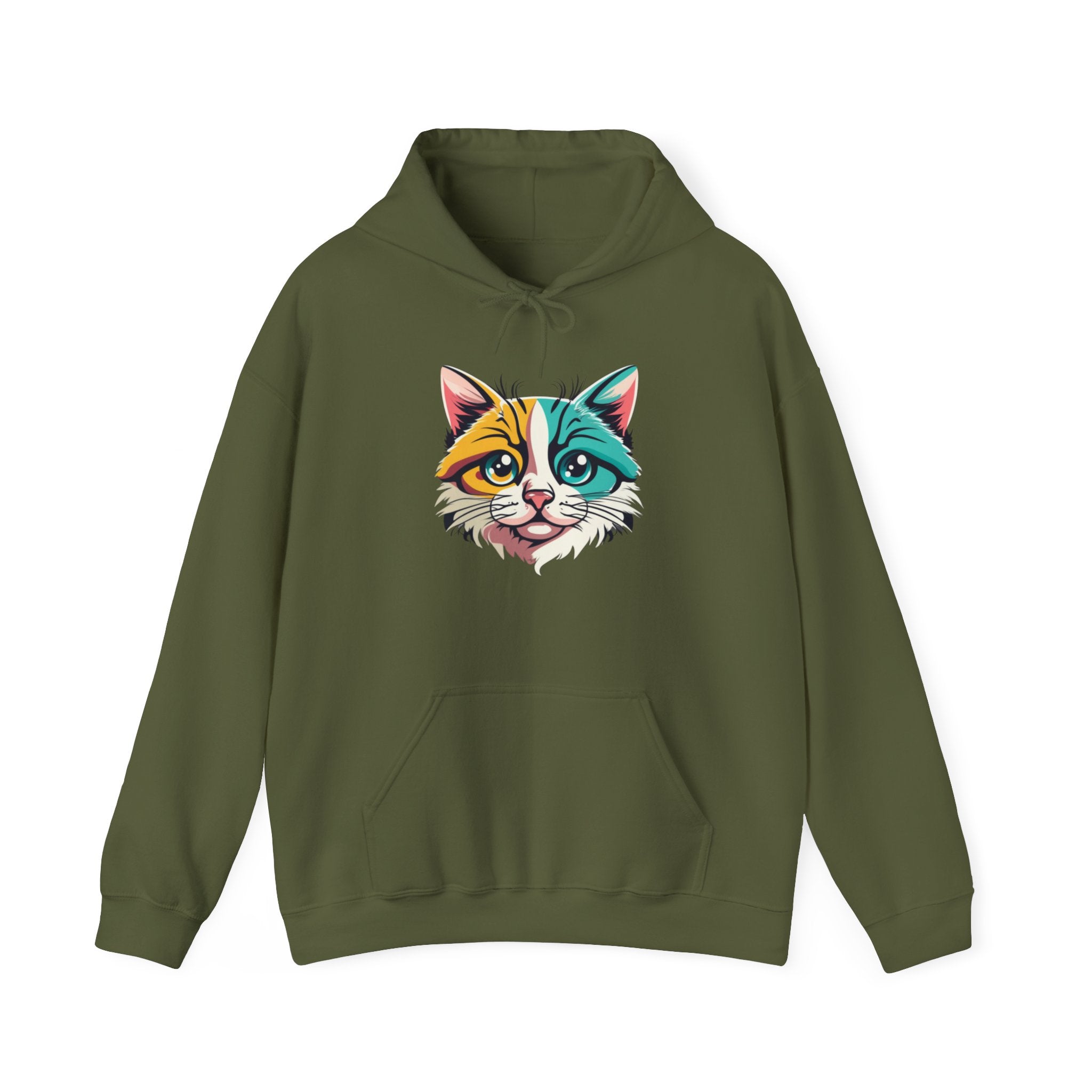 Cat Unisex Heavy Blend™ Hooded Sweatshirt