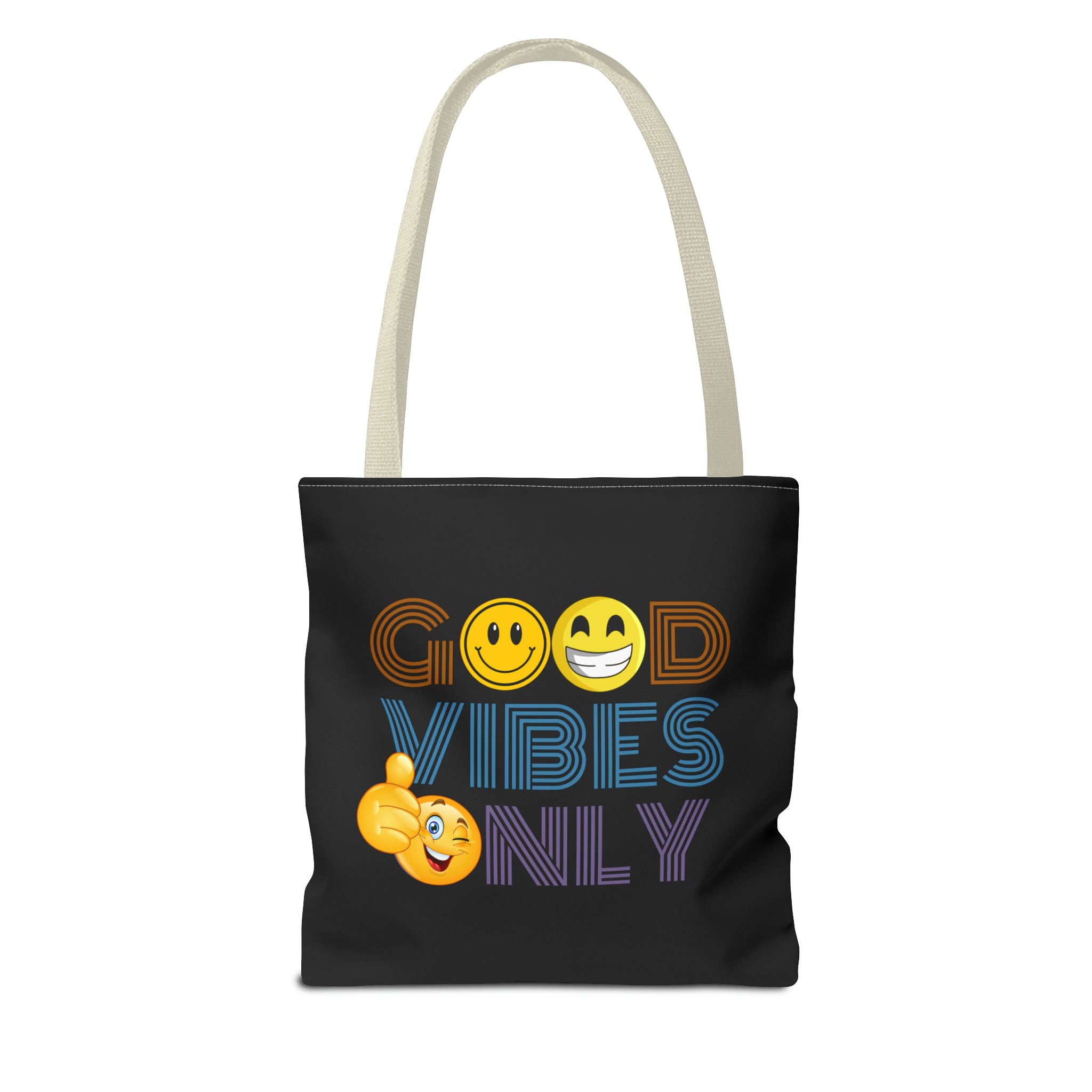 GOOD VIBES ONLY Tote Bag (AOP)