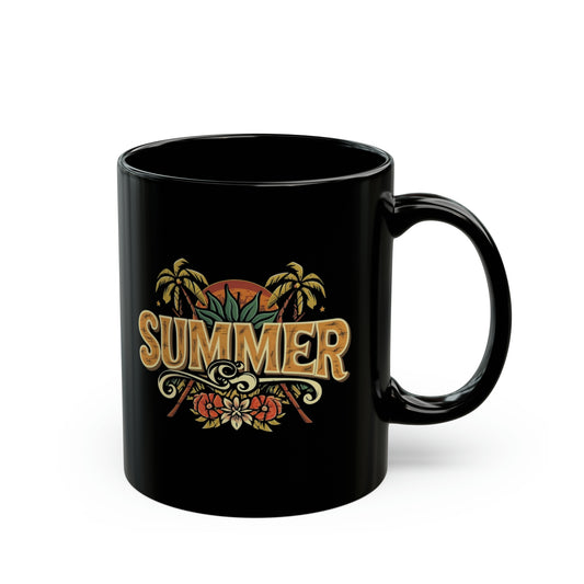 SUMMER 11oz Black Mug