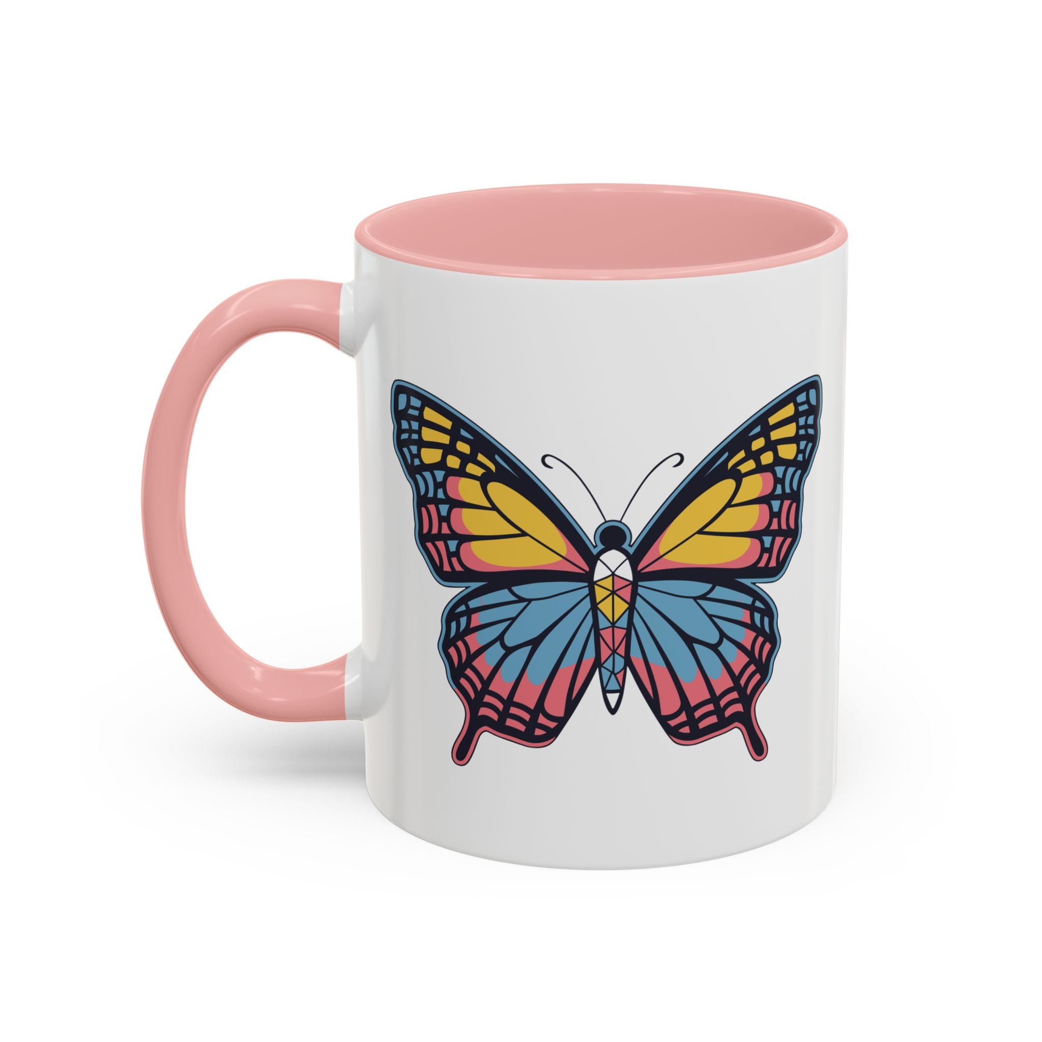 Butterfly Accent Coffee Mug (11, 15oz)