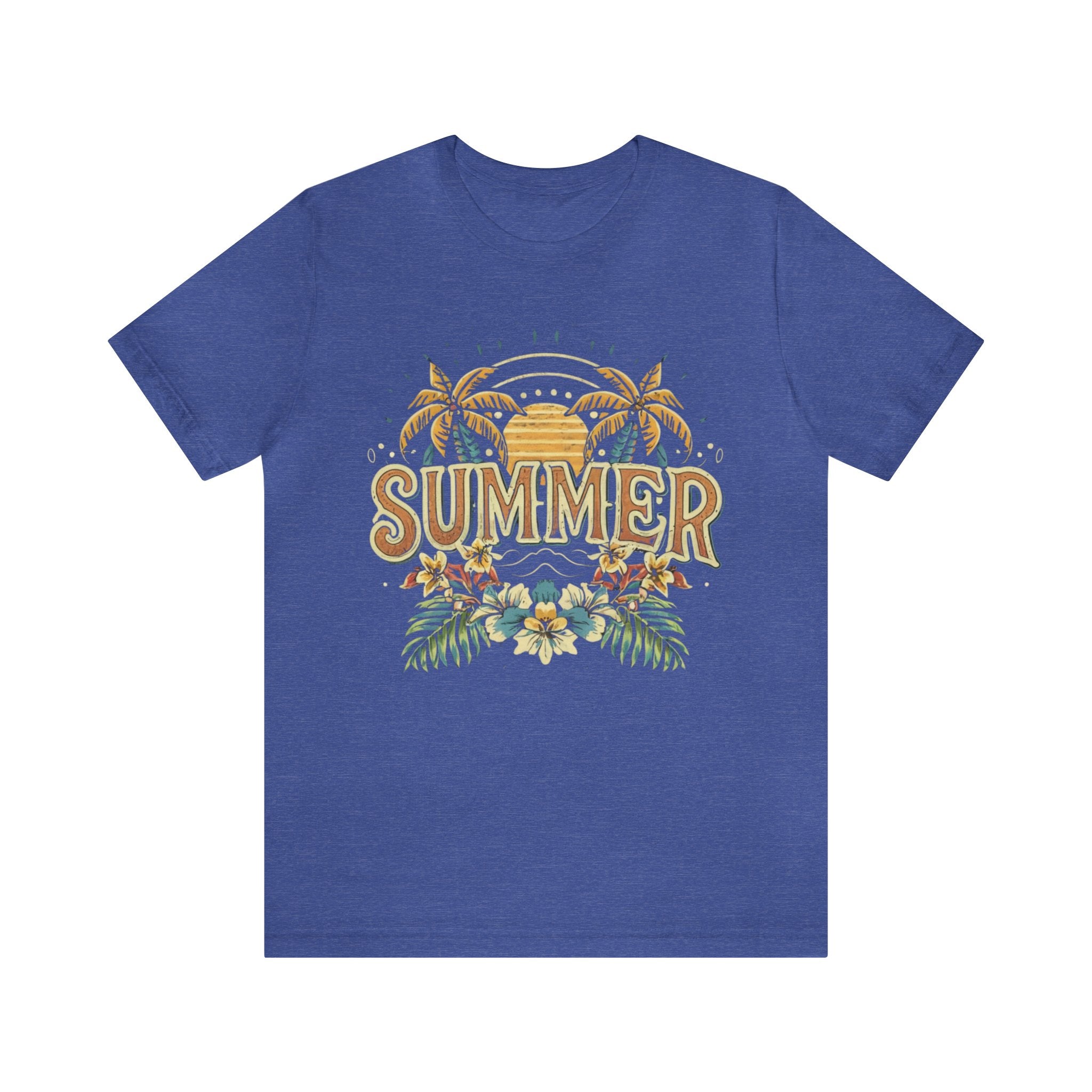 Summer Unisex Jersey Short Sleeve Tee