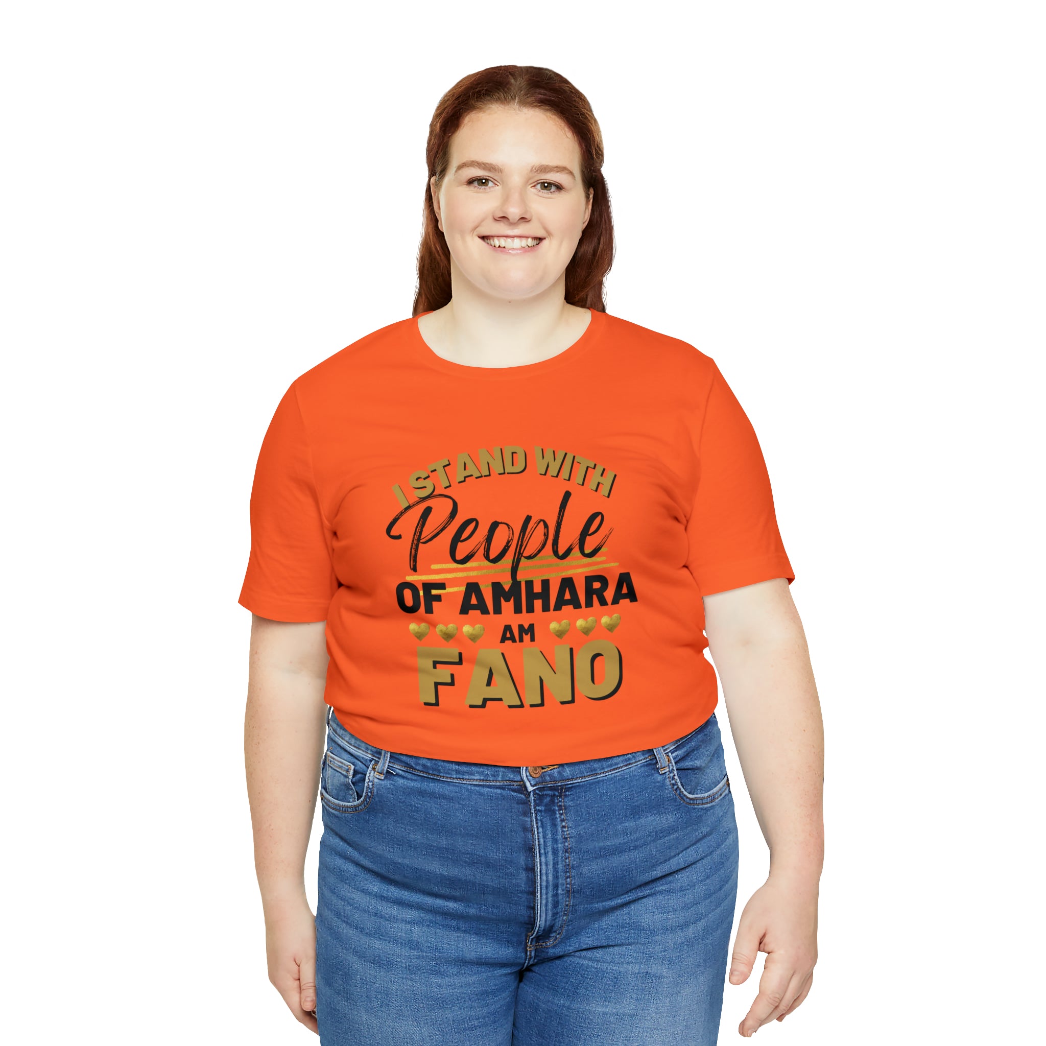 I STAND WITH FANO UNISEX JERSEY TEE