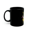 Astronaut Cat 11oz Black Mug