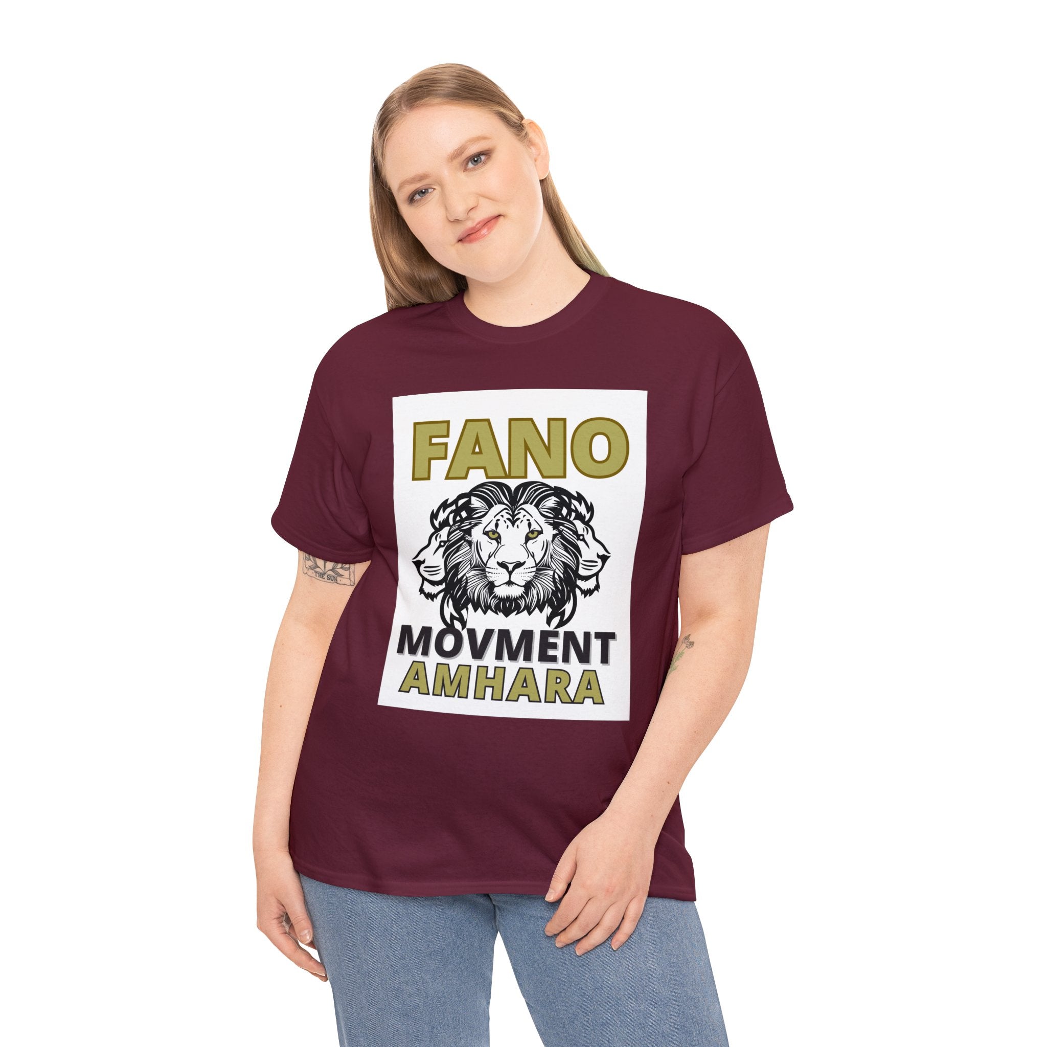 LION UNISEX HEAVY COTTON UNISEX COTTON TEE