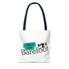 I Drive Fast & Barefoot Tote Bag (AOP)