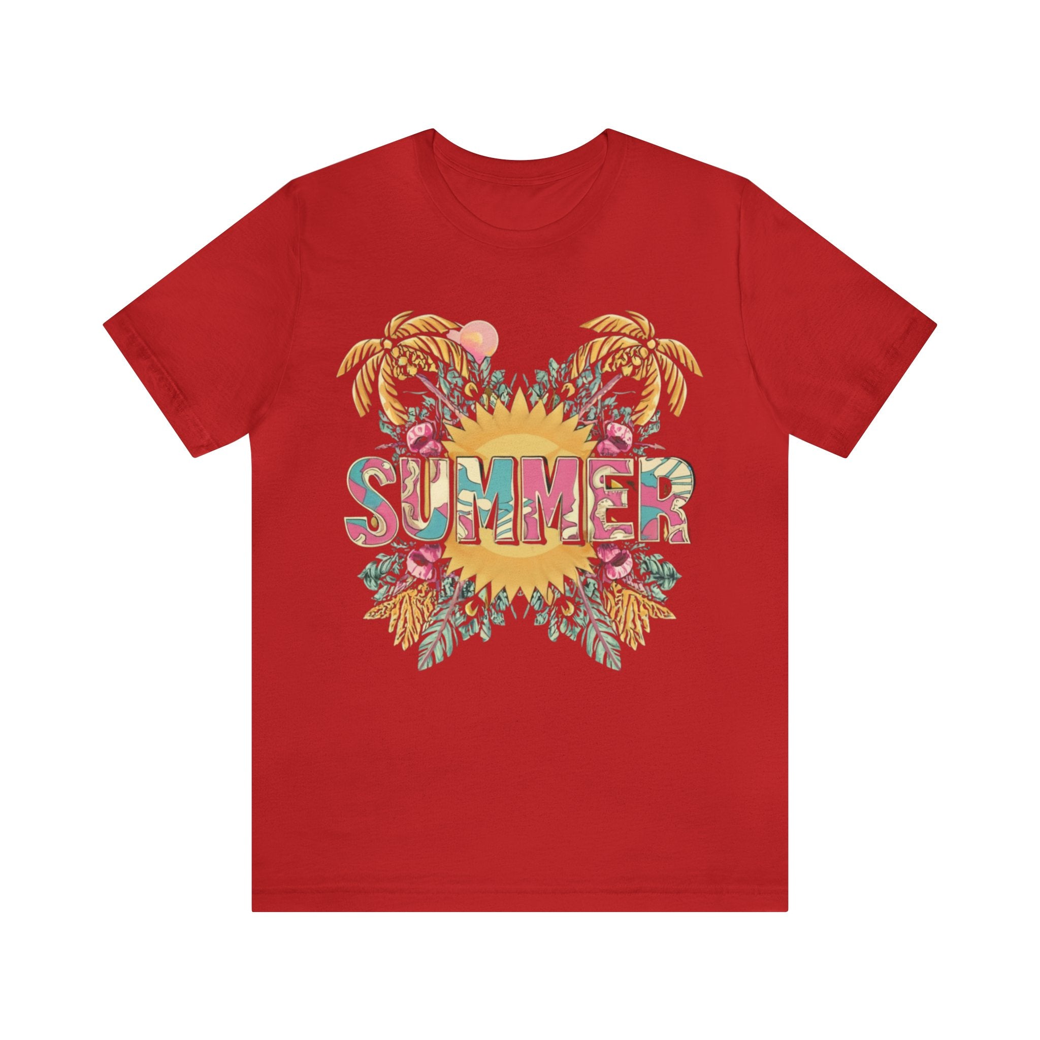 Summer Unisex Jersey Short Sleeve Tee