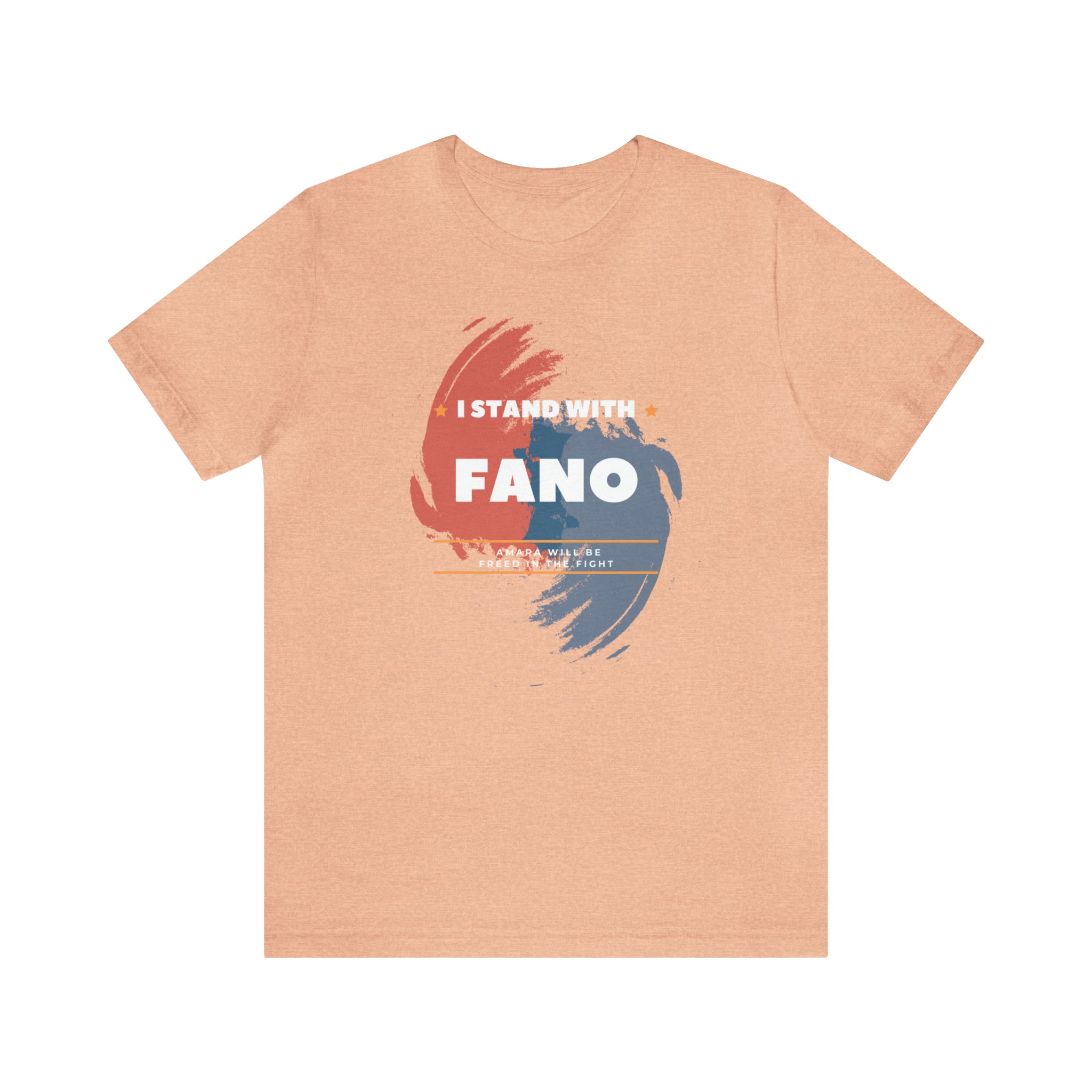 I STAND WITH FANO UNISEX JERSEY TEE