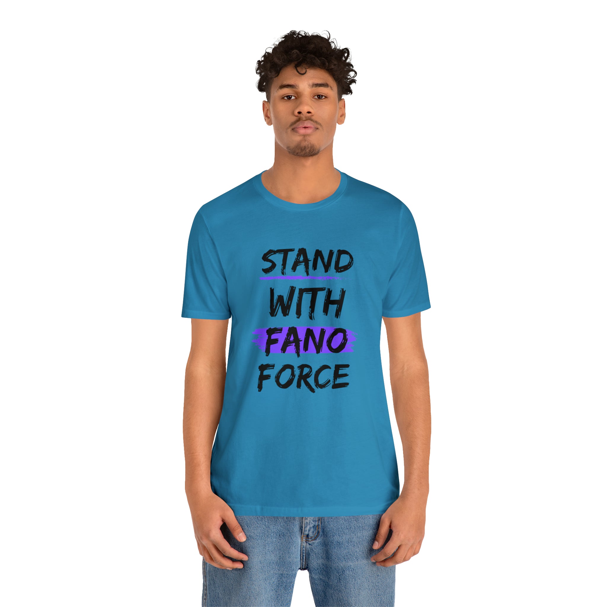 STAND WITH FANO UNISEX JERSEY TEE