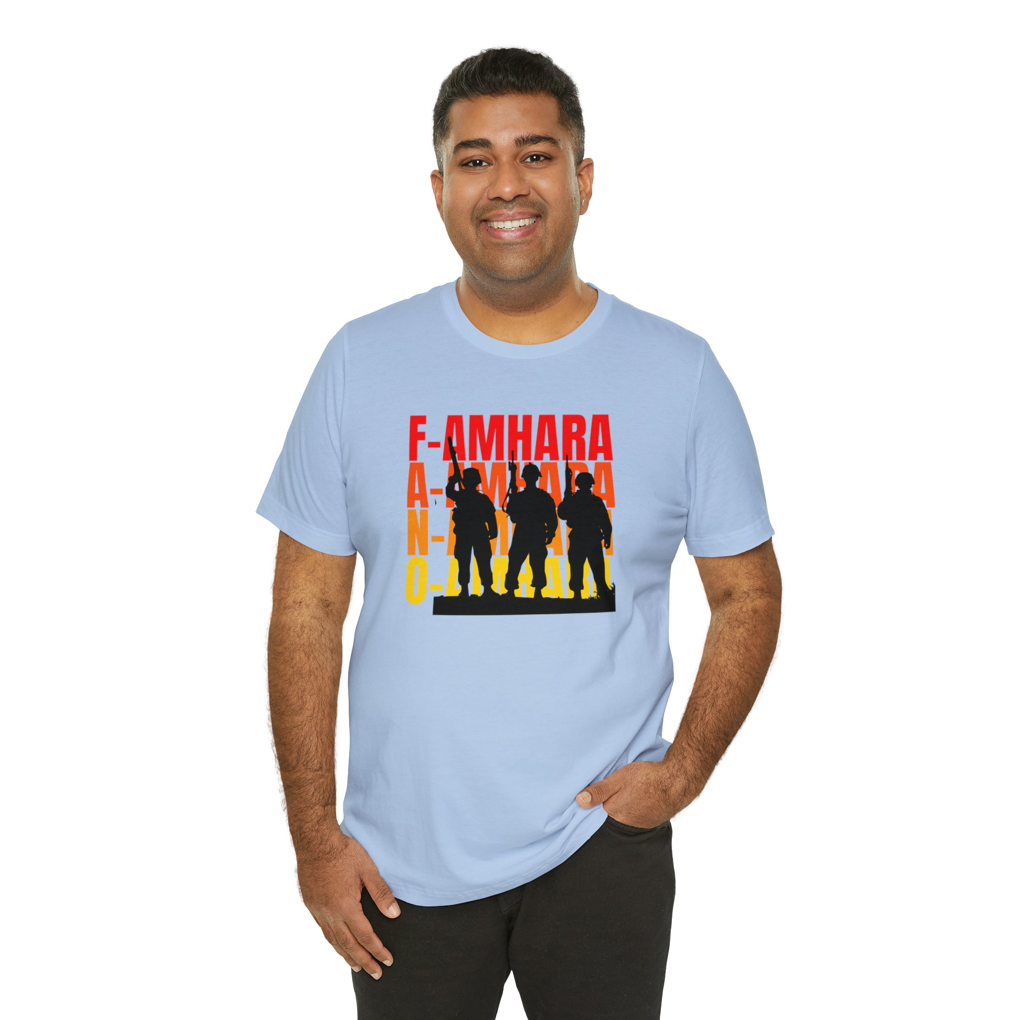 AMHARA UNISEX JERSEY SHORT SLEEVE TEE