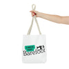 I Drive Fast & Barefoot Tote Bag (AOP)