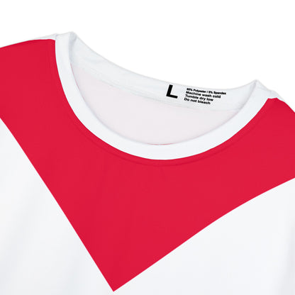 Women's Red vibrant Short Sleeve Shirt (AOP)