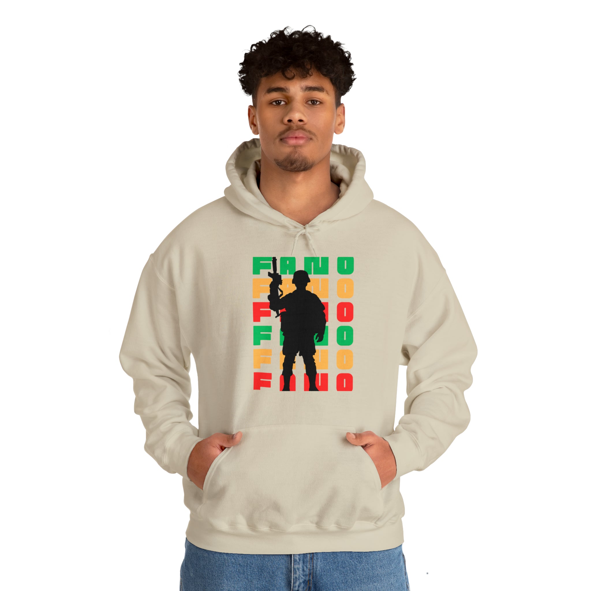 FLAG BACKGROUND FANO UNISEX HOODIE™