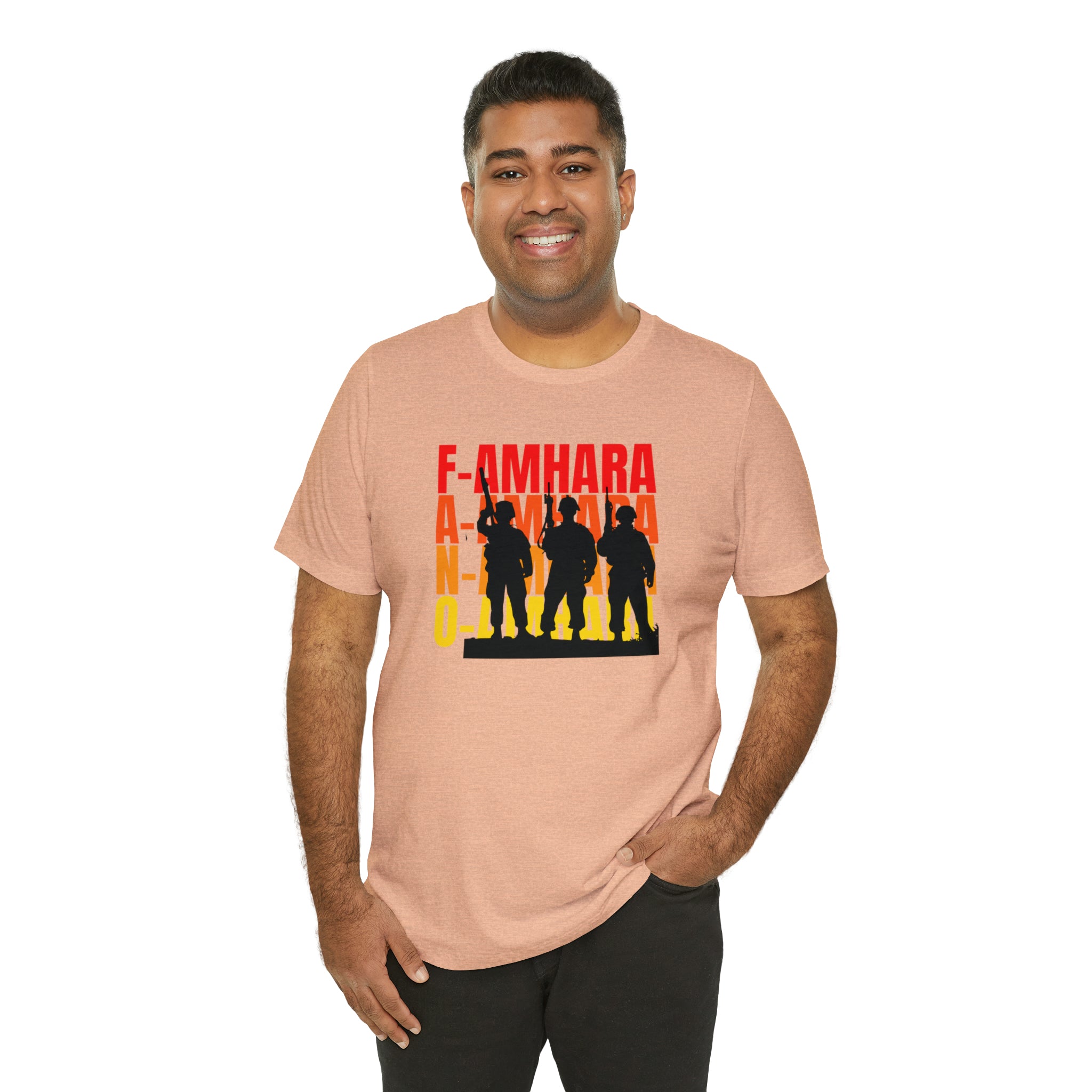 AMHARA UNISEX JERSEY SHORT SLEEVE TEE