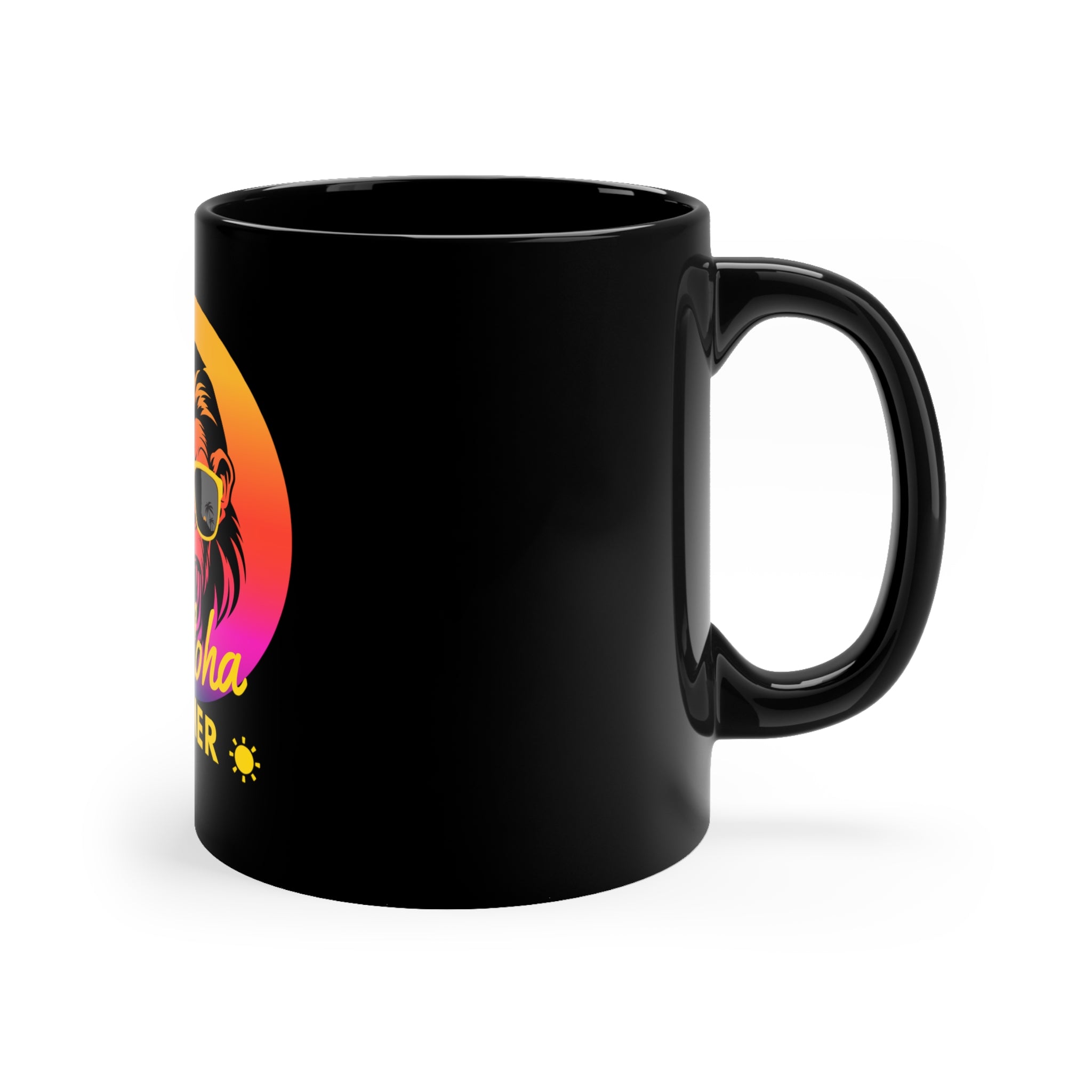 Aloha Summer 11oz Black Mug