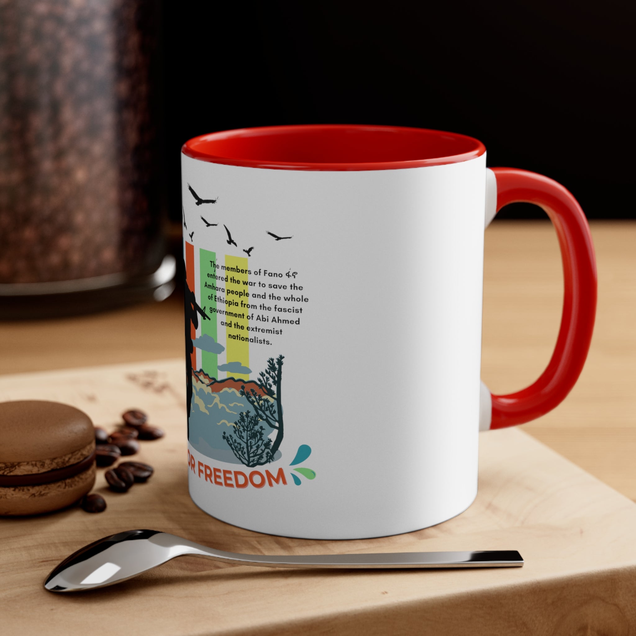 FREEDOM ACCENT COFFEE MUG 11oz