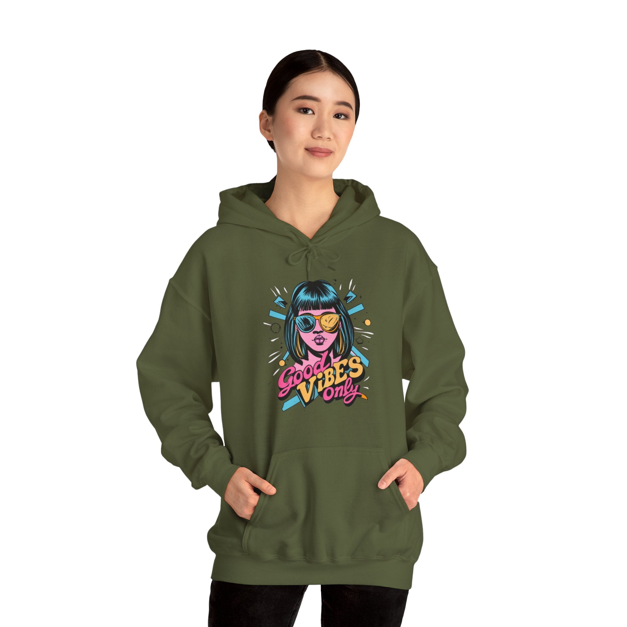 Good Vibes Only Unisex Heavy Blend™ Hooded Sweatshirt