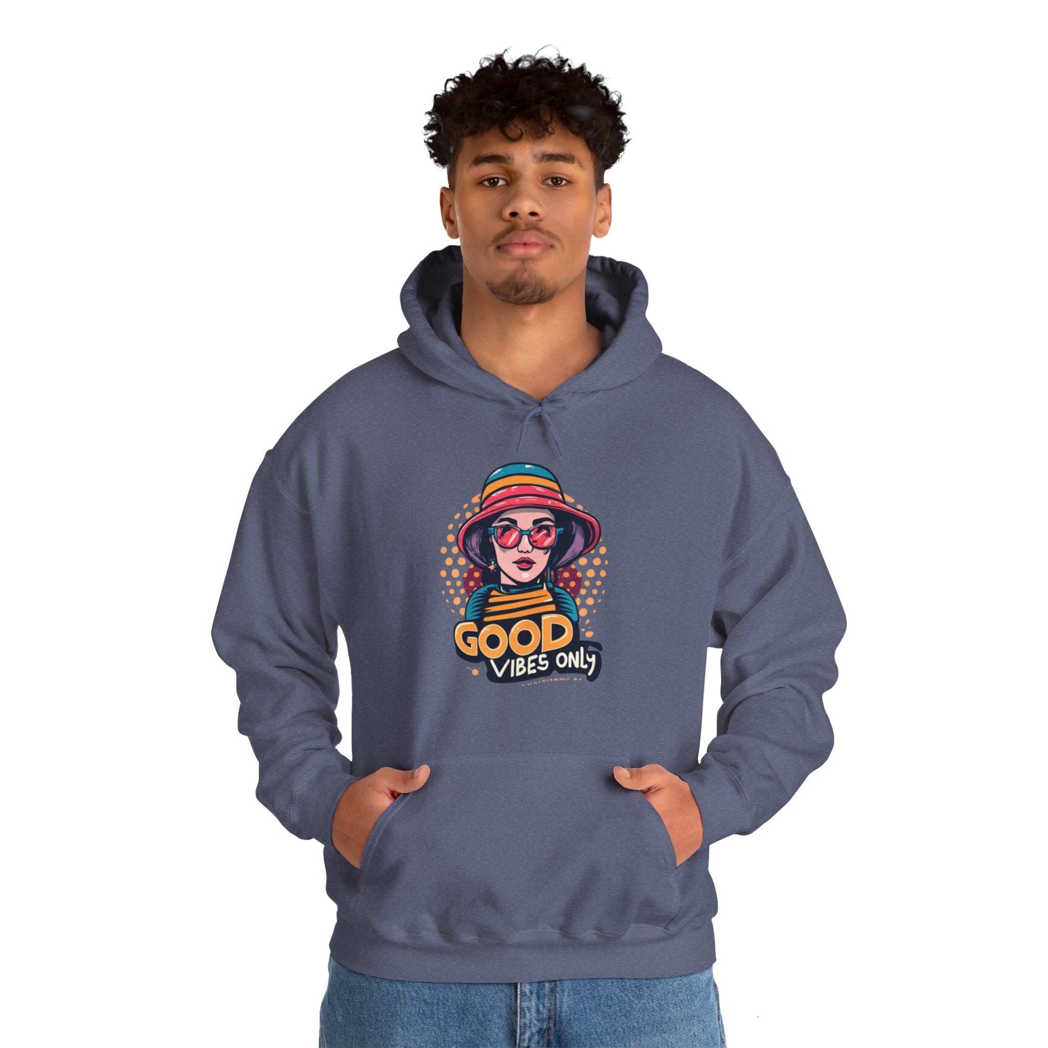 Good Vibes Only Unisex Heavy Blend™ Hooded Sweatshirt