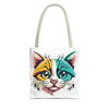 Cat Face Tote Bag (AOP)