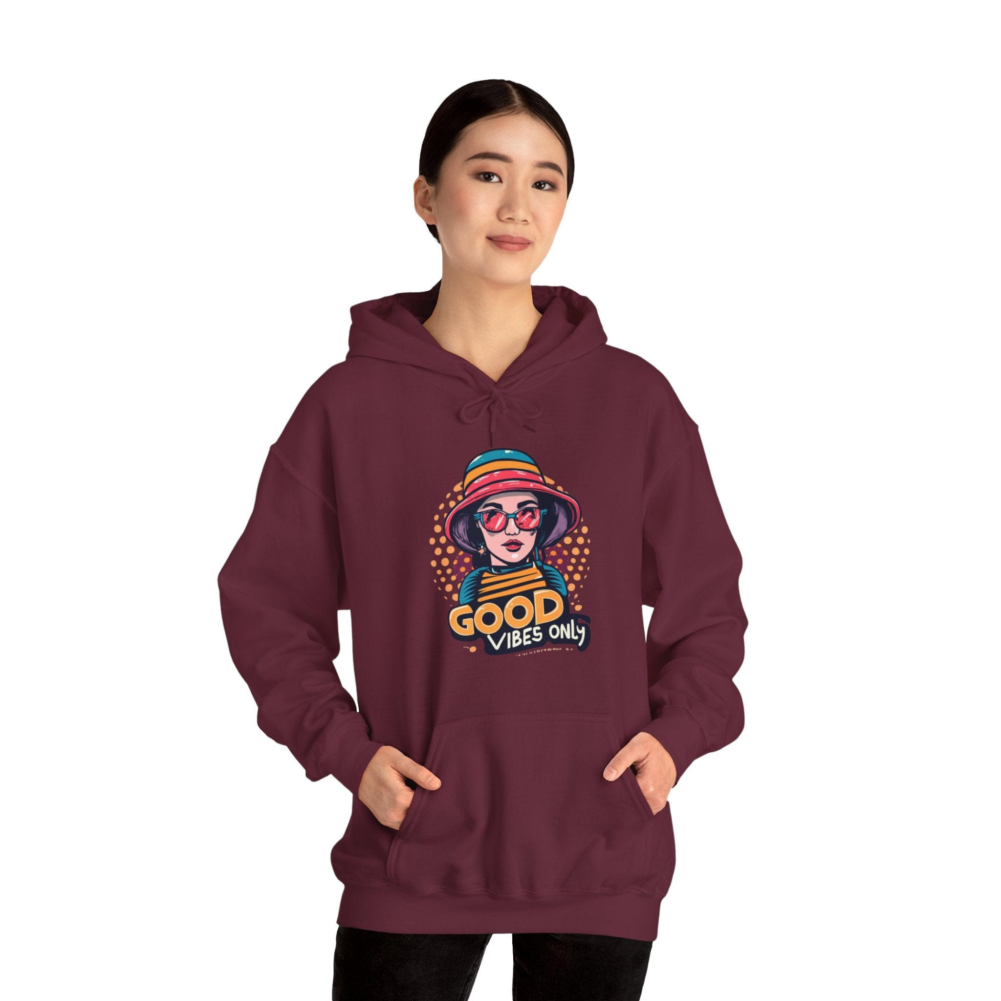 Good Vibes Only Unisex Heavy Blend™ Hooded Sweatshirt