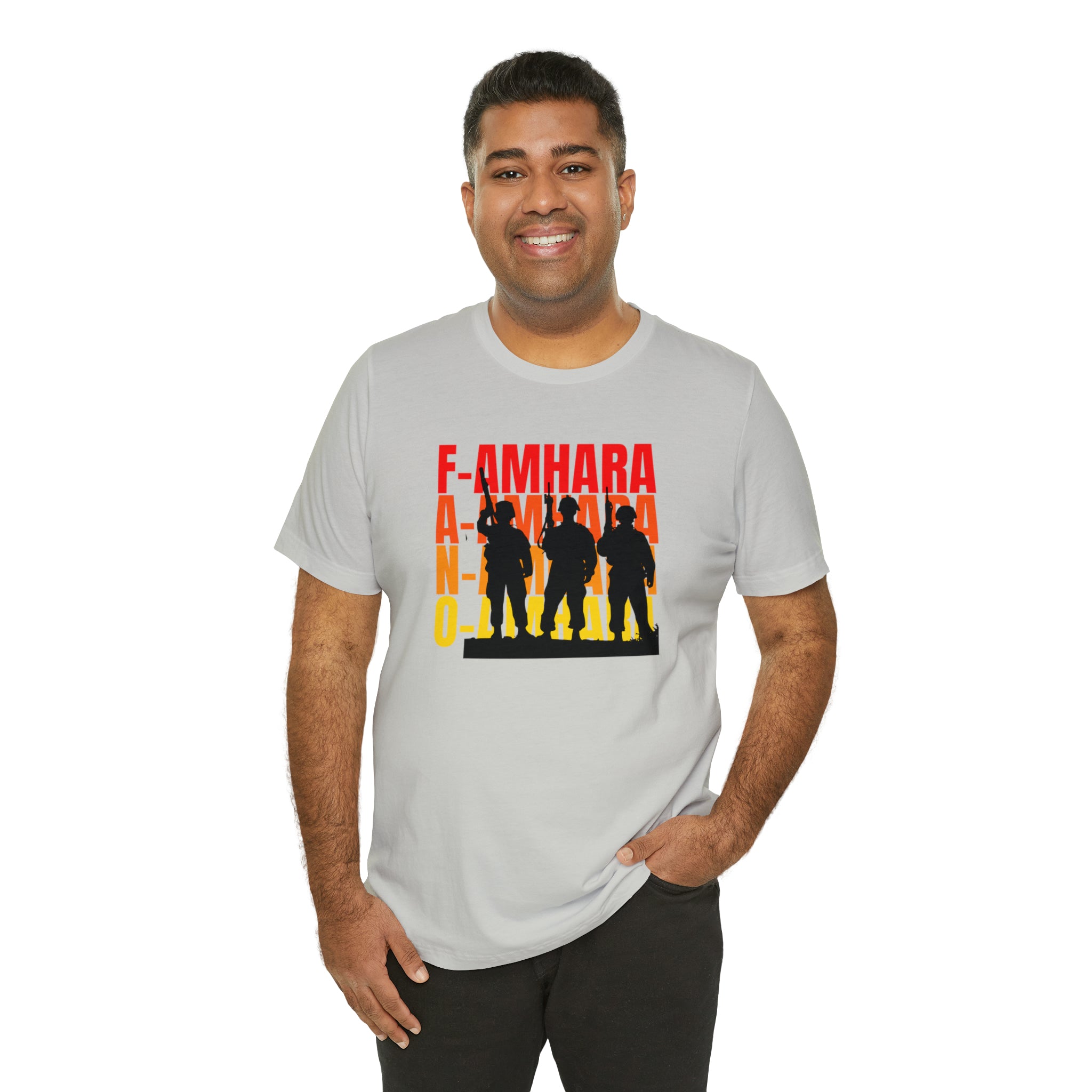 AMHARA UNISEX JERSEY SHORT SLEEVE TEE