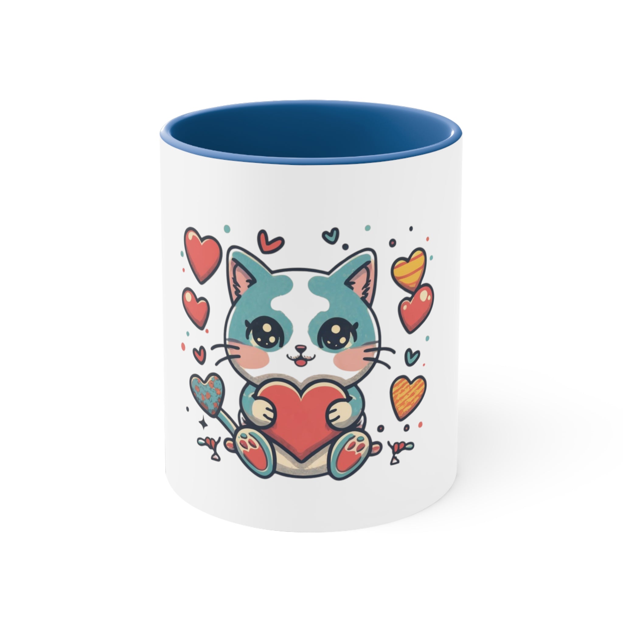 Cute Cat White Mug 11oz