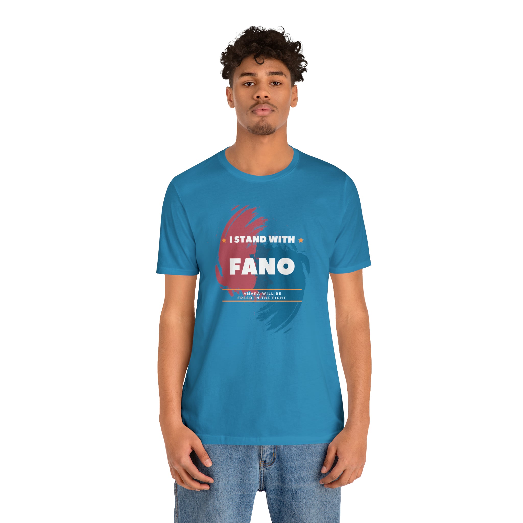 I STAND WITH FANO UNISEX JERSEY TEE