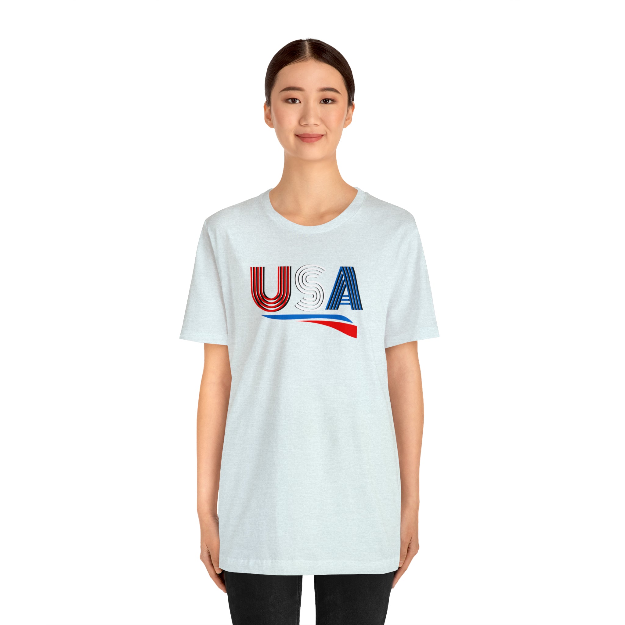 U.S.A UNISEX JERSEY SHORT SLEEVE TEE