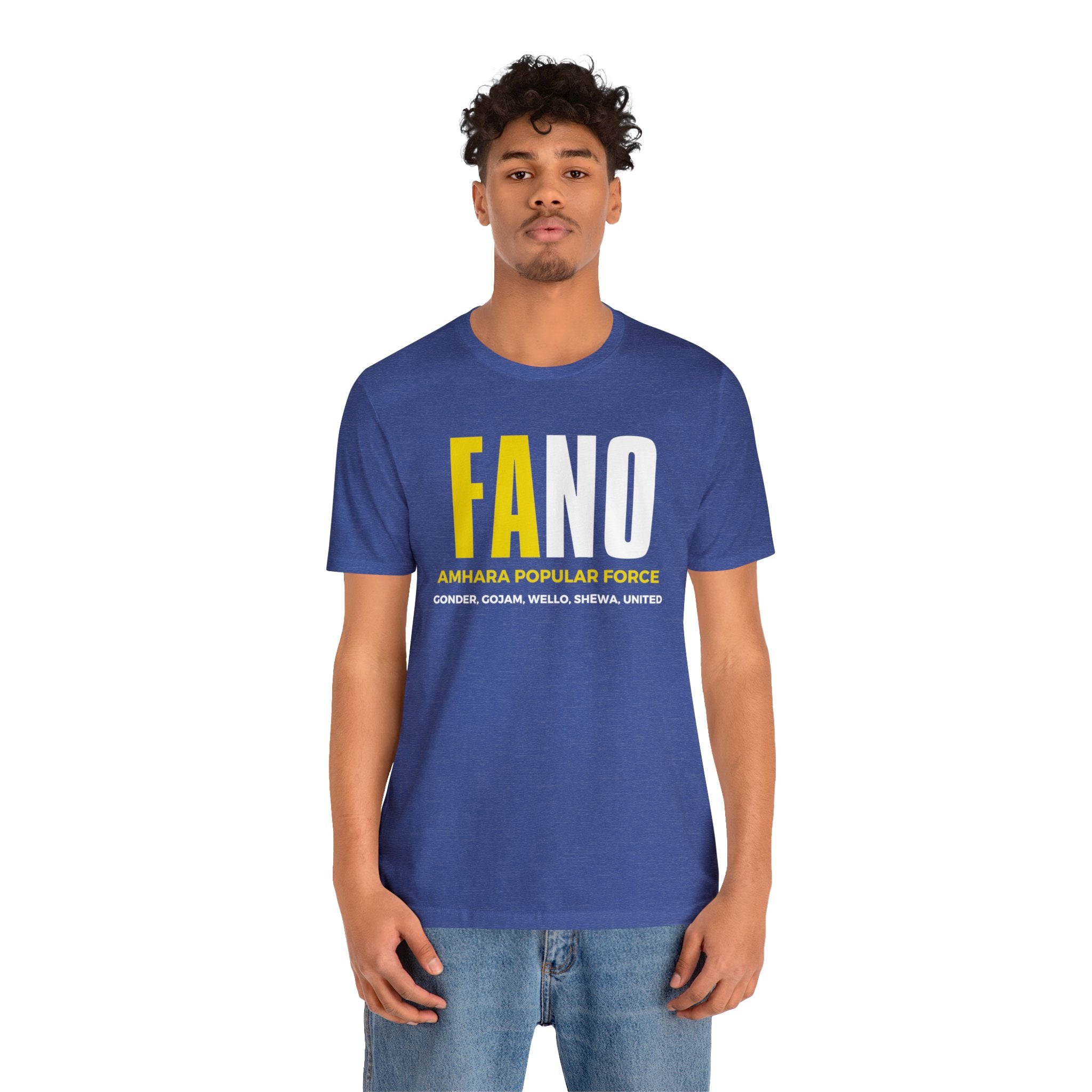 Fano Amhara Popular Force Unisex Jersey Short Sleeve Tee