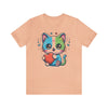 Cute Cat Unisex Jersey Short Sleeve Tee