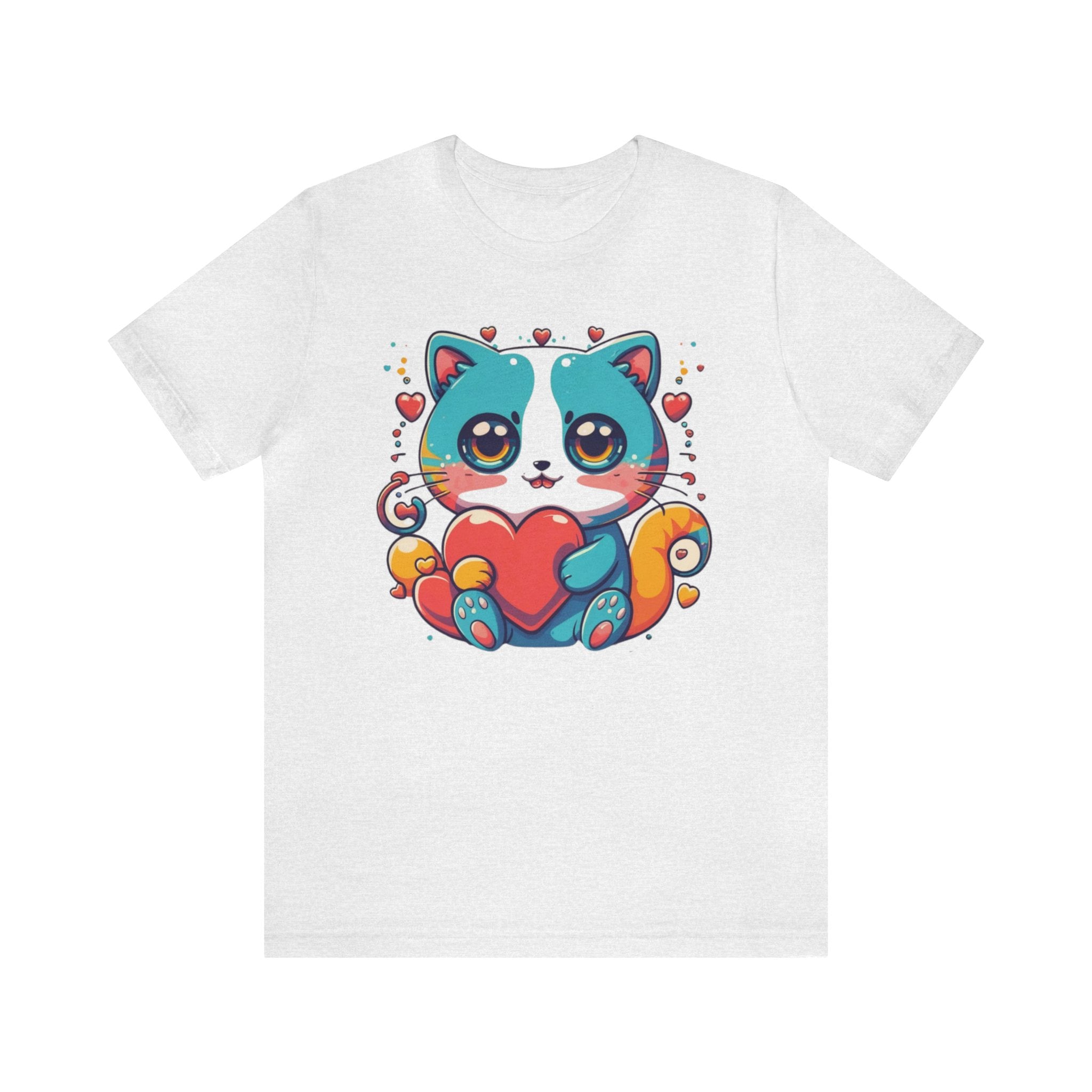 Cute Cat Unisex Jersey Short Sleeve Tee